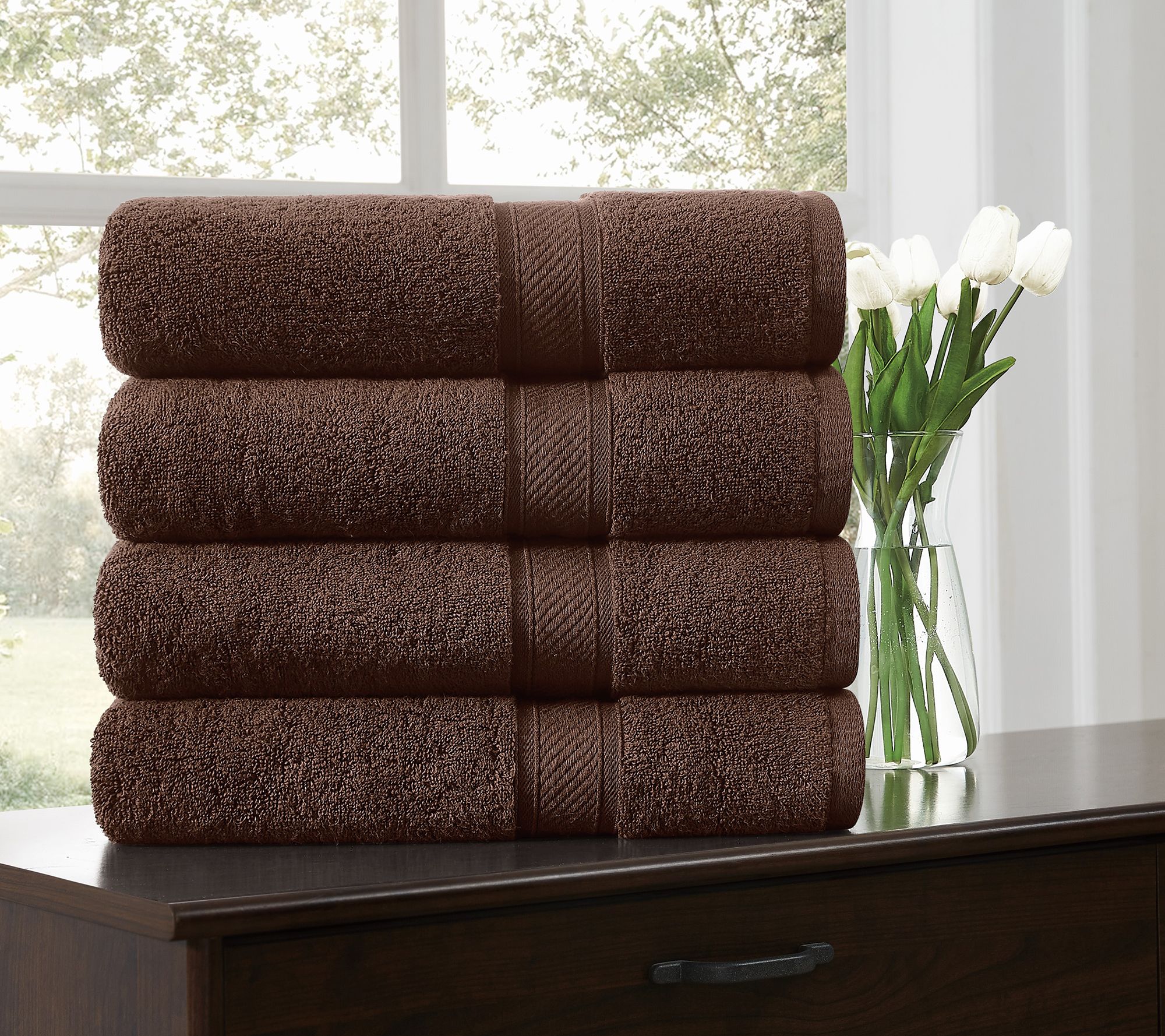 Royal Velvet Regal Plush 4 Piece Bath Towel
