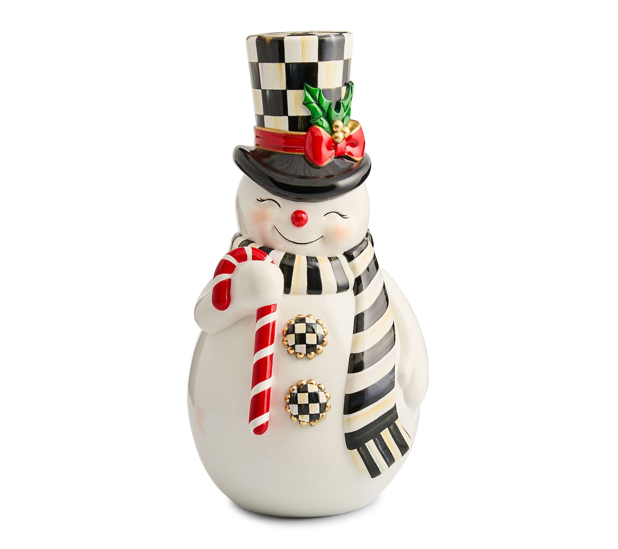 MacKenzie- Childs Nostalgia Snowman 16" Figure