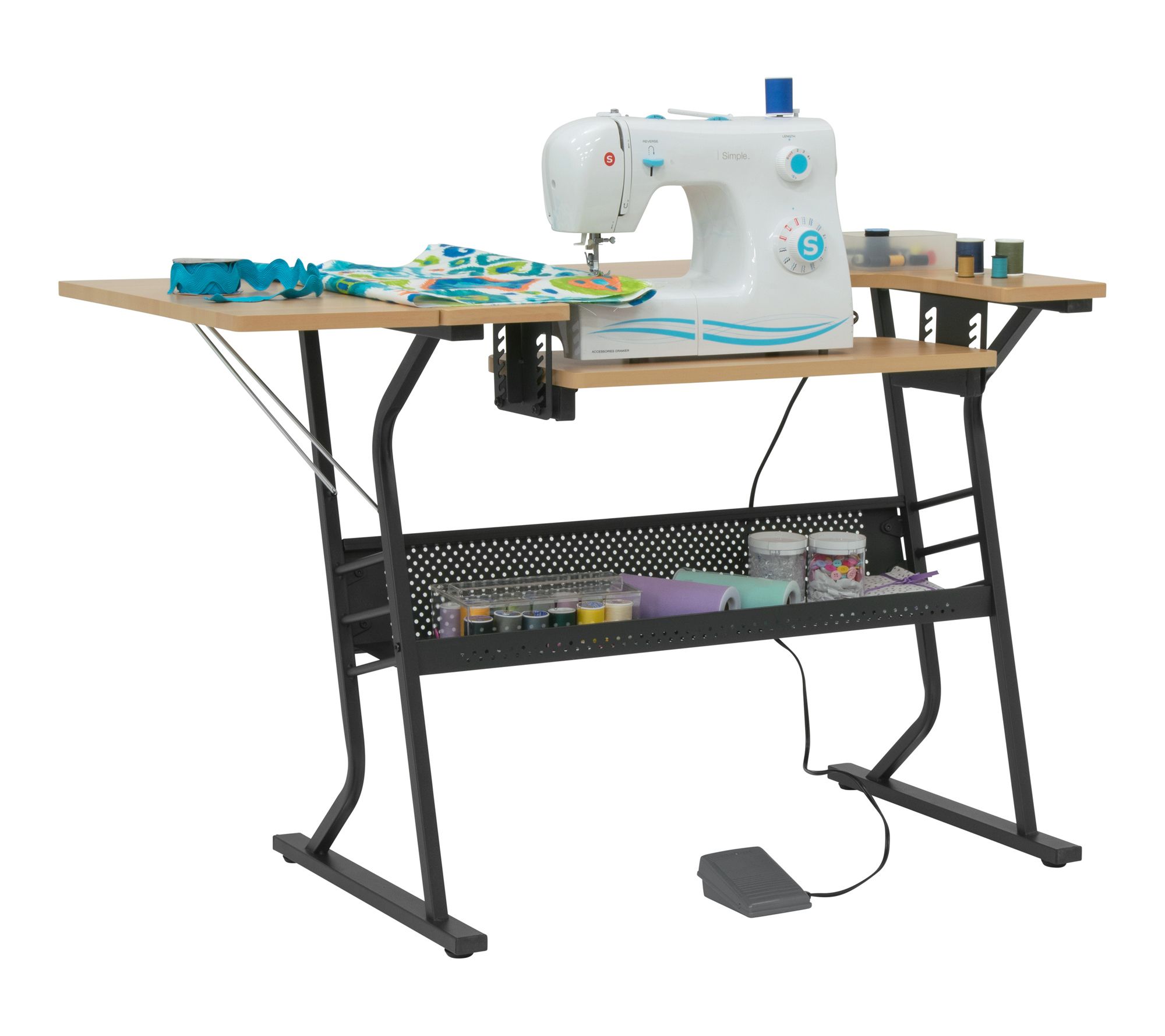 Sew Ready Eclipse Sewing Craft Table, 44.75"