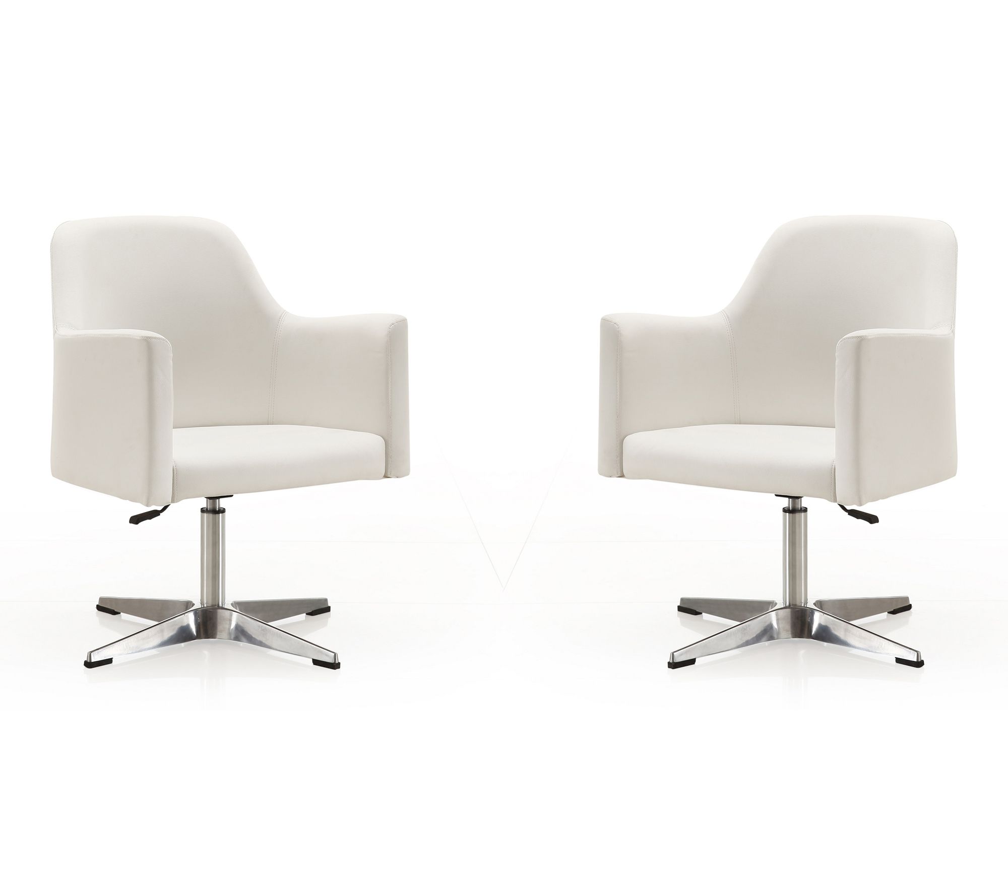 Manhattan Comfort Pelo Vegan Leather Lounge Chair - Set of 2