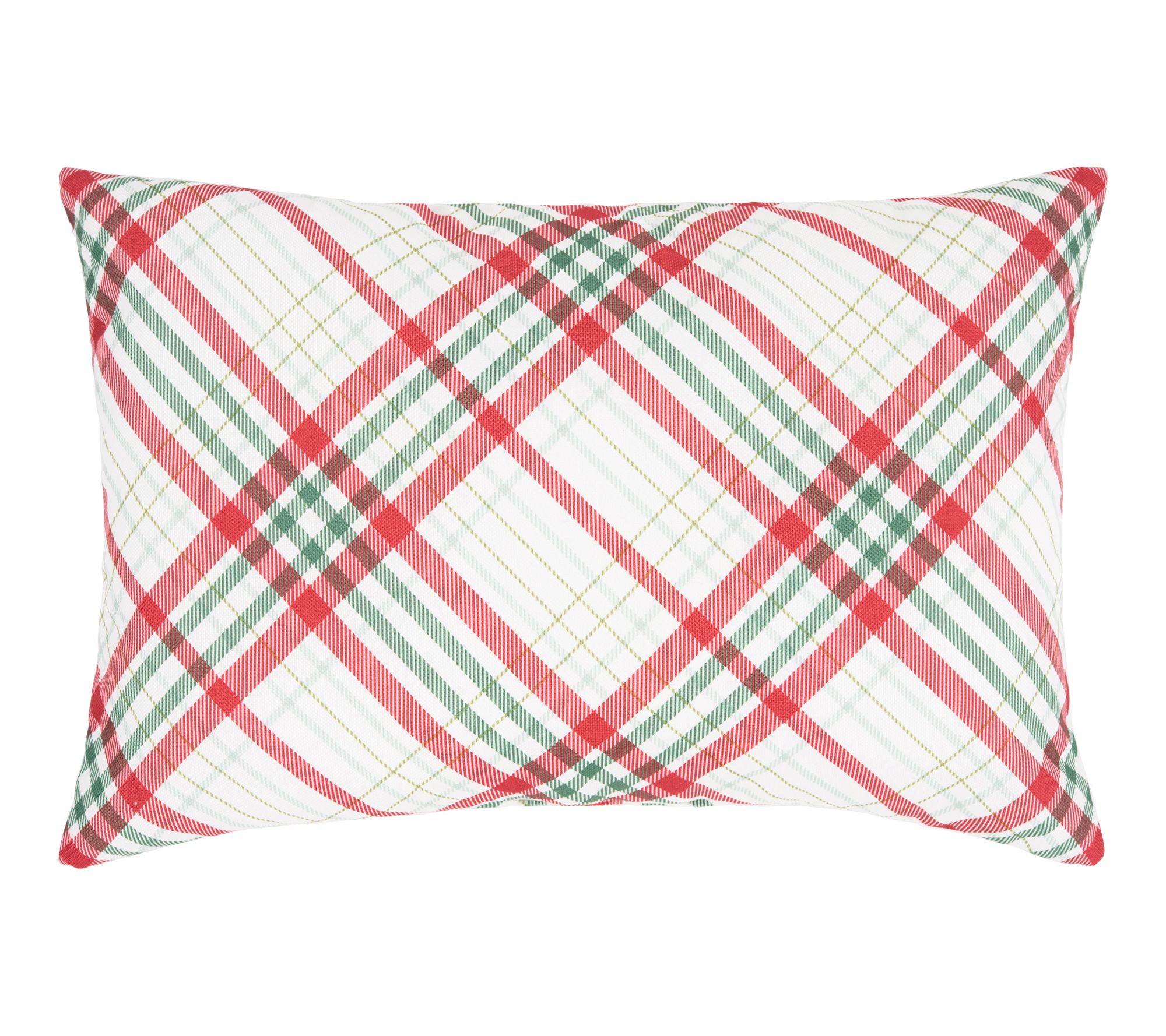 C&F Home Holiday Plaid Pillow