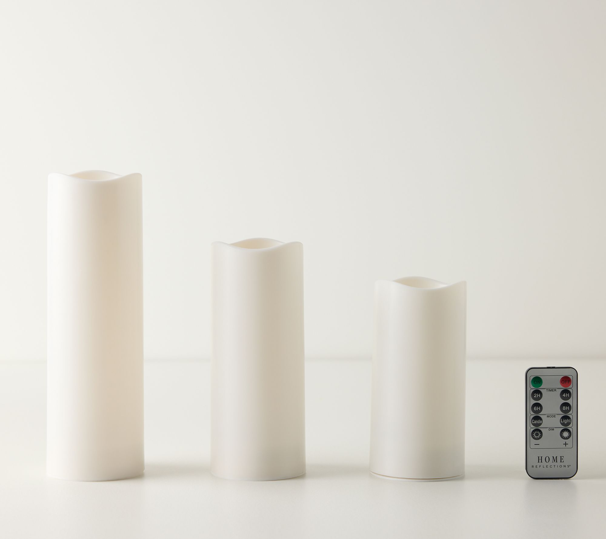 Home Reflections In/Outdoor Set of 3 6/7/9" Pillars