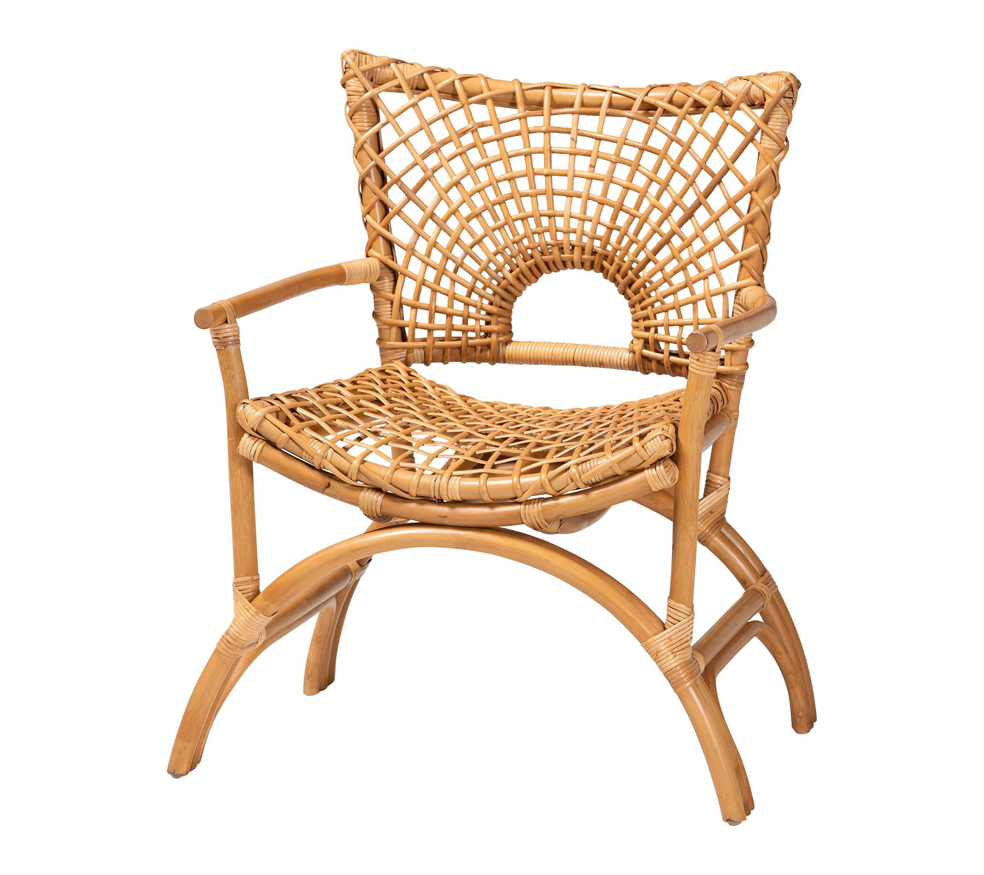 bali & pari Mamba Natural Rattan Arm Chair
