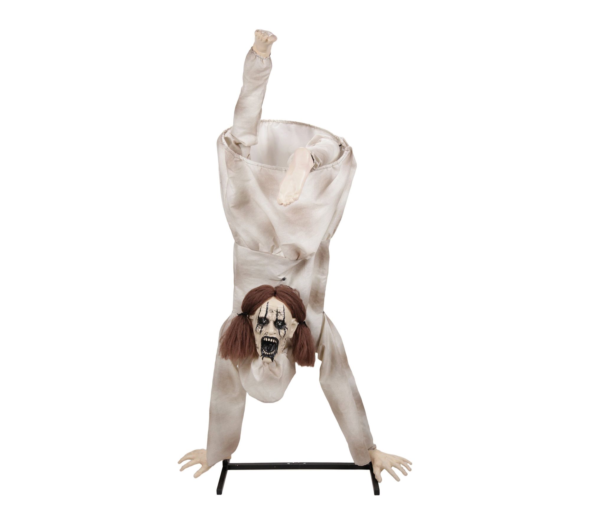 Haunted Hill Farm 6-ft. Upside Down Girl Animatronic