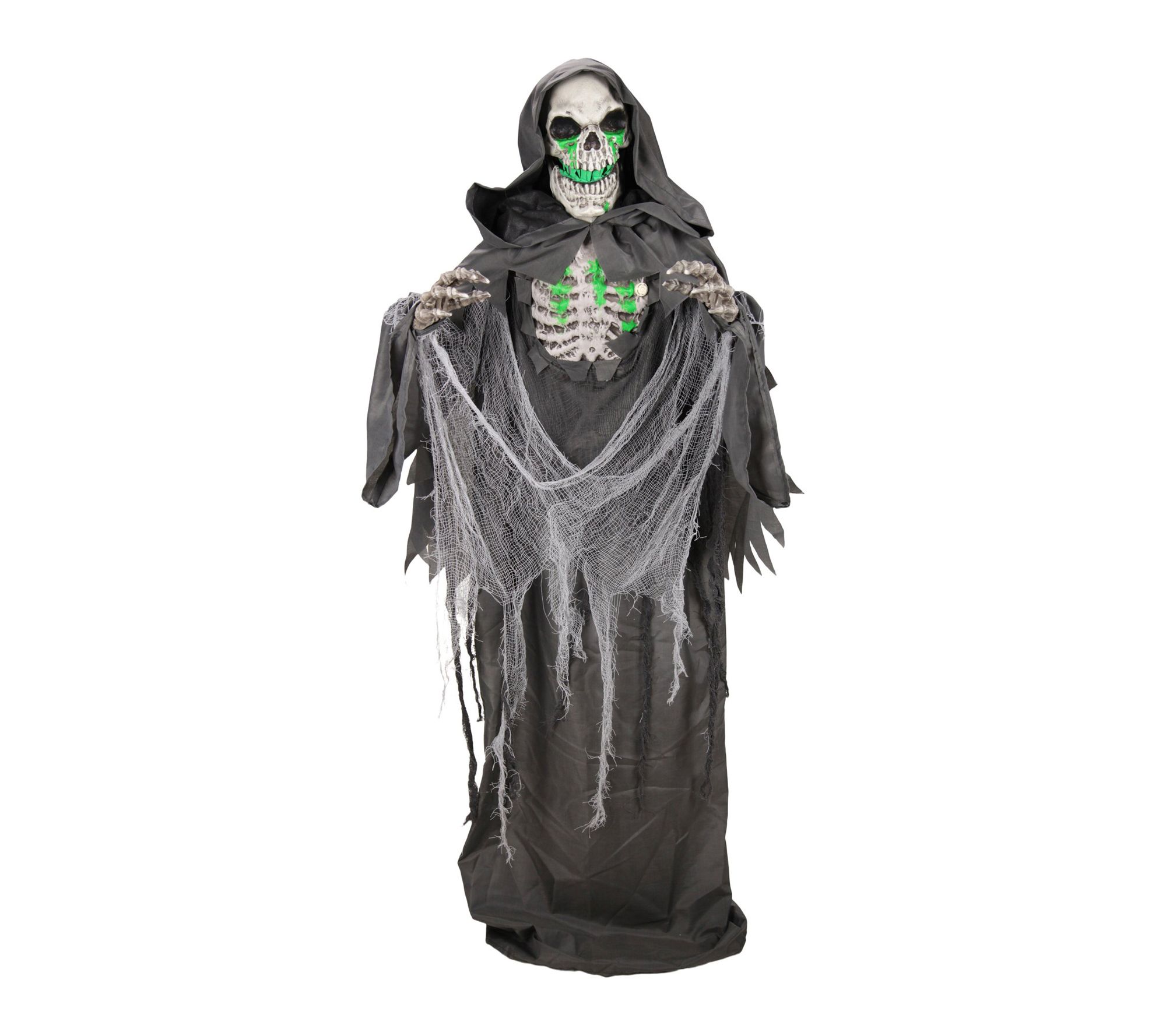 Haunted Hill Farm 5.5-Ft Standing Stretching Reaper