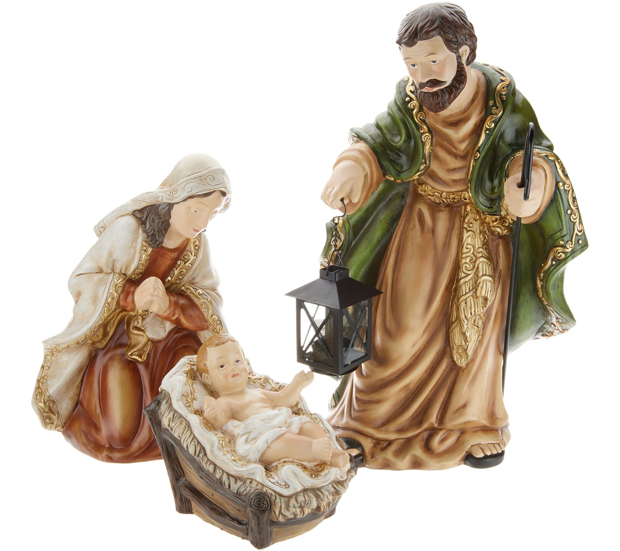 Indoor/Outdoor 3-Piece Holy Family Display by Valerie - QVC.com