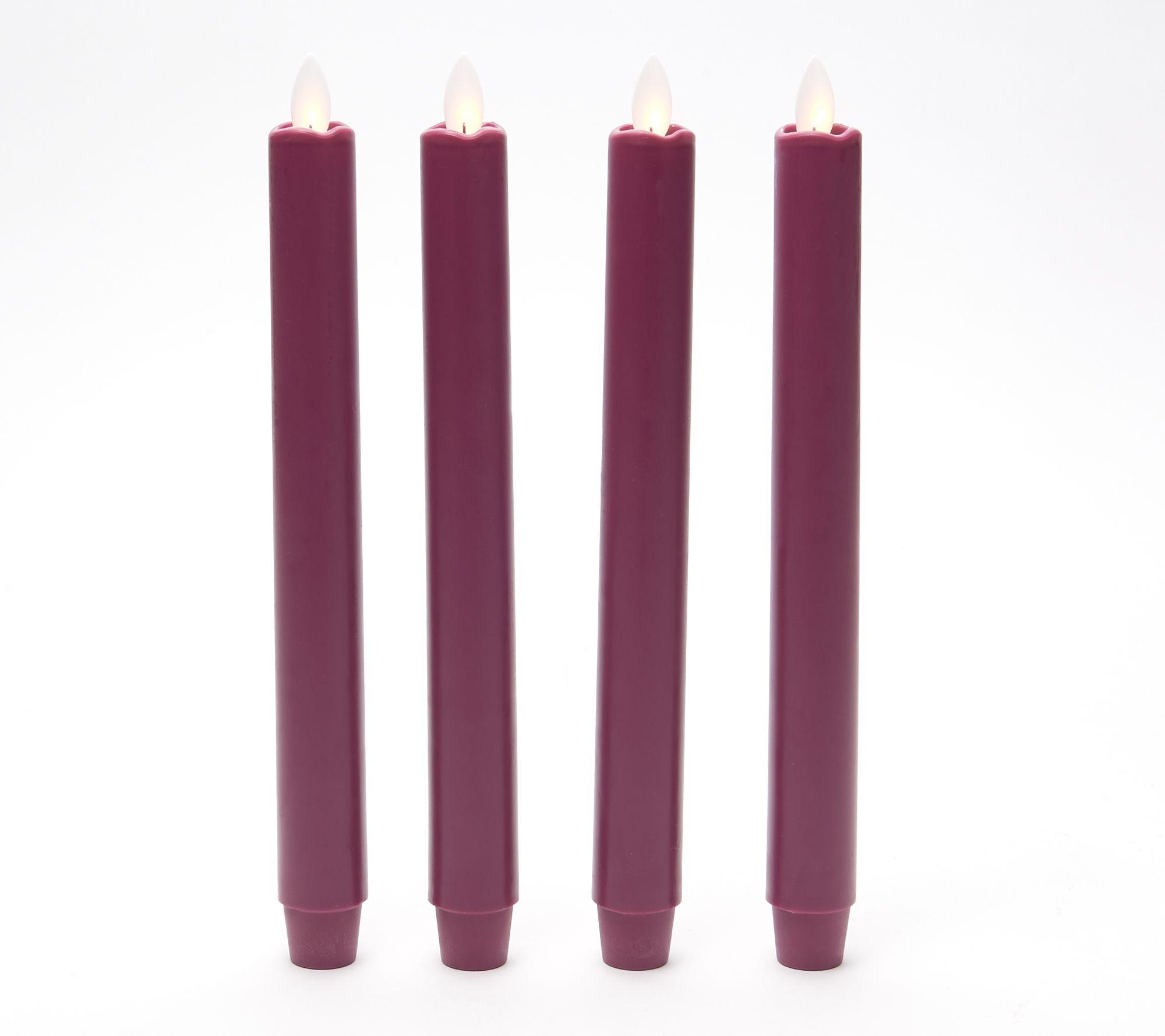 Candle Impressions Set of (4) 9" Mirage Gold Tapers - H220141