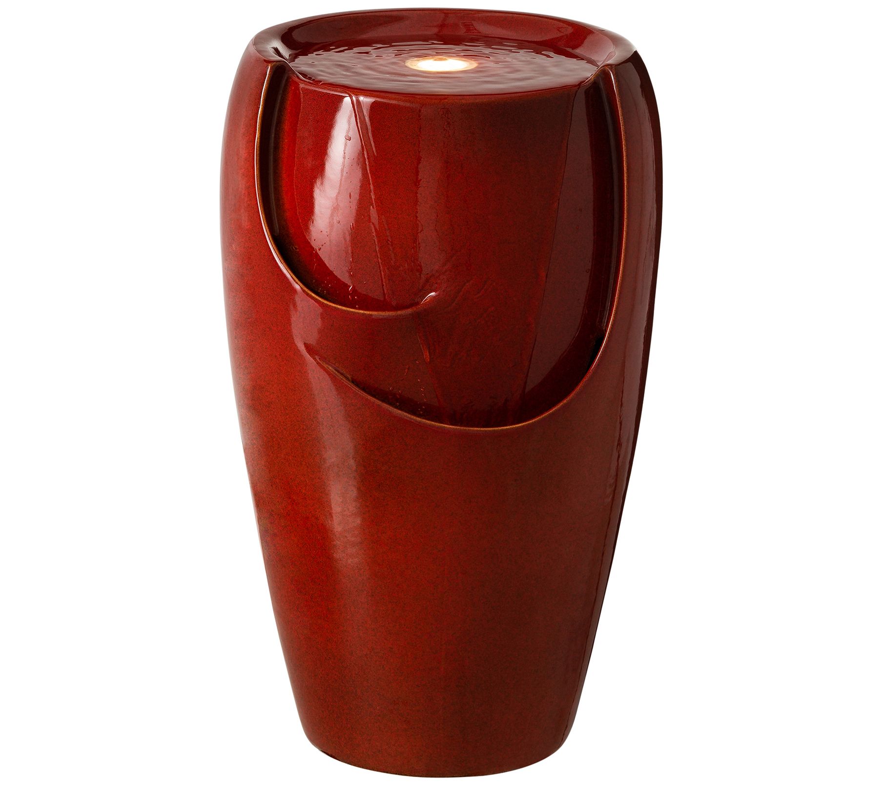 Glitzhome Calming Colors LED Lighted Fountain M edium