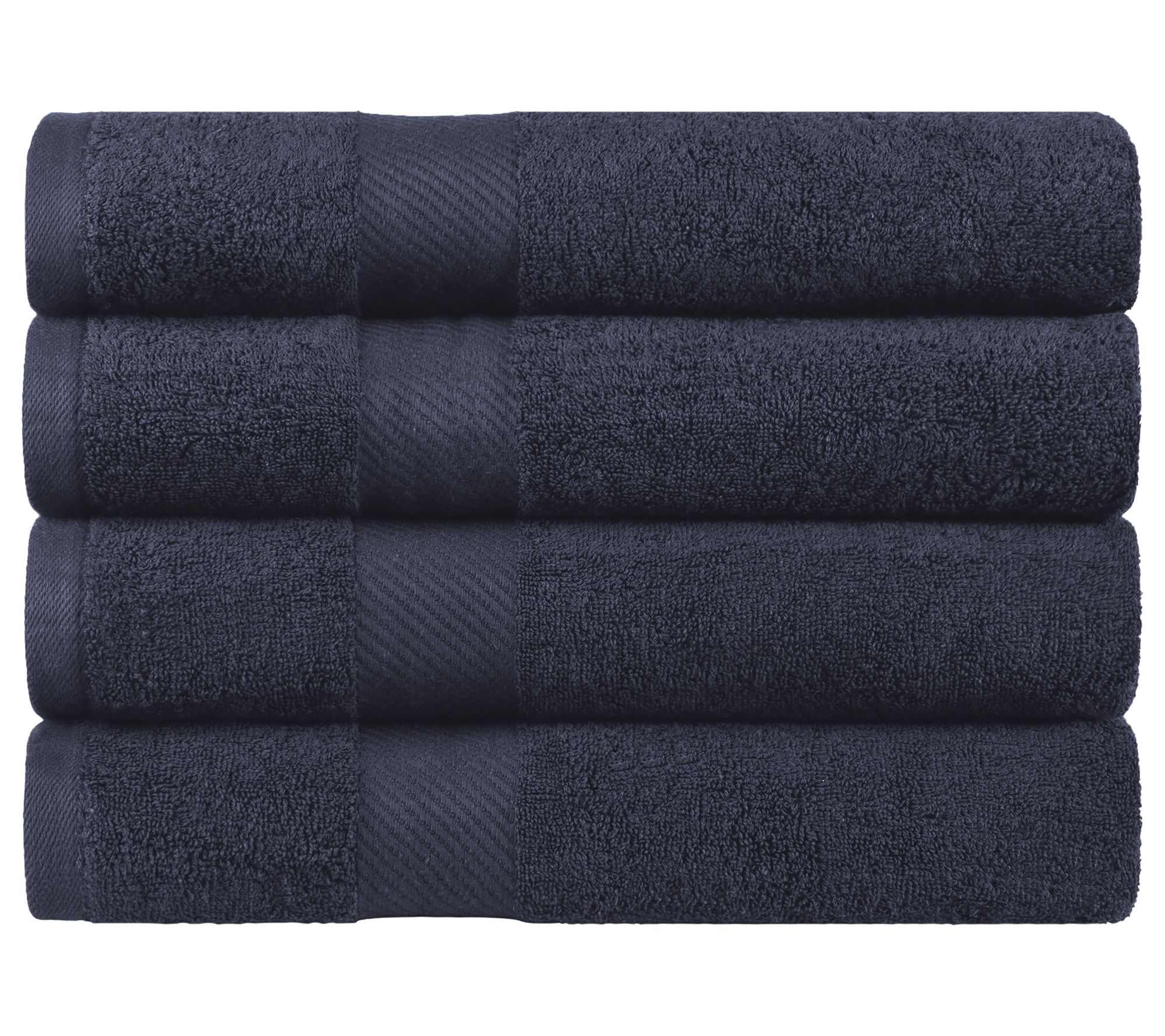 Superior Egyptian Cotton Solid 4-Piece Towel Set