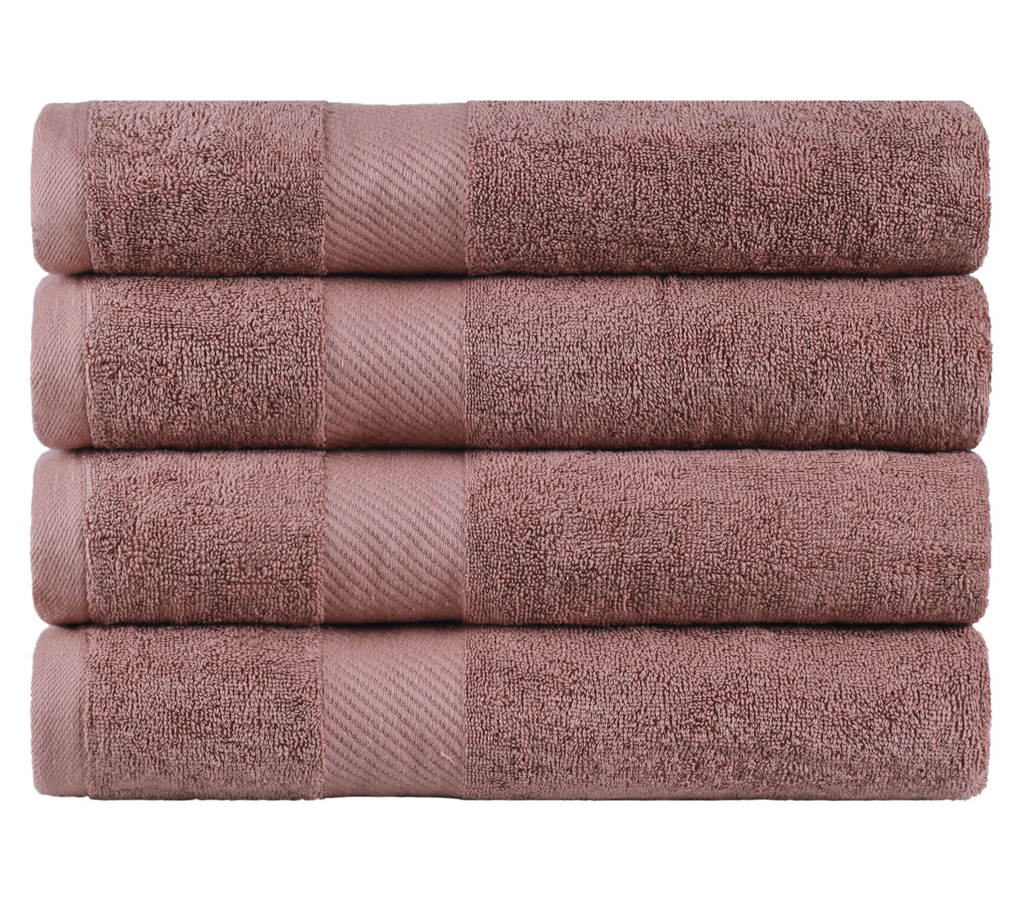 Superior Egyptian Cotton Solid 4-Piece Towel Set