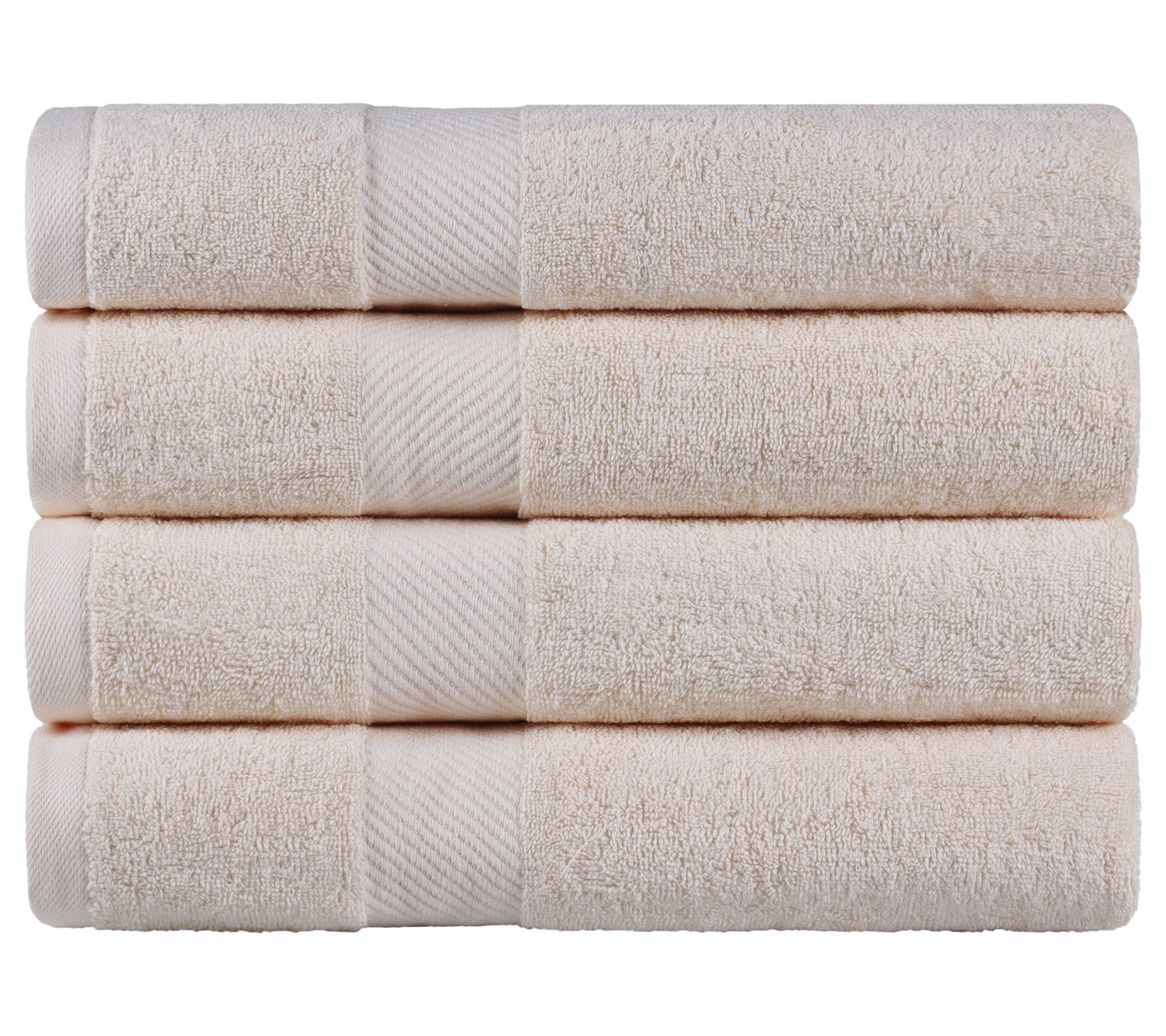 Superior Egyptian Cotton Solid 4-Piece Towel Set