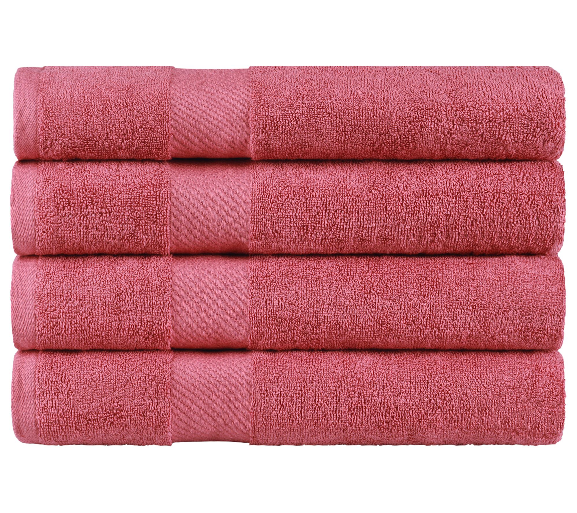 Superior Egyptian Cotton Solid 4-Piece Towel Set