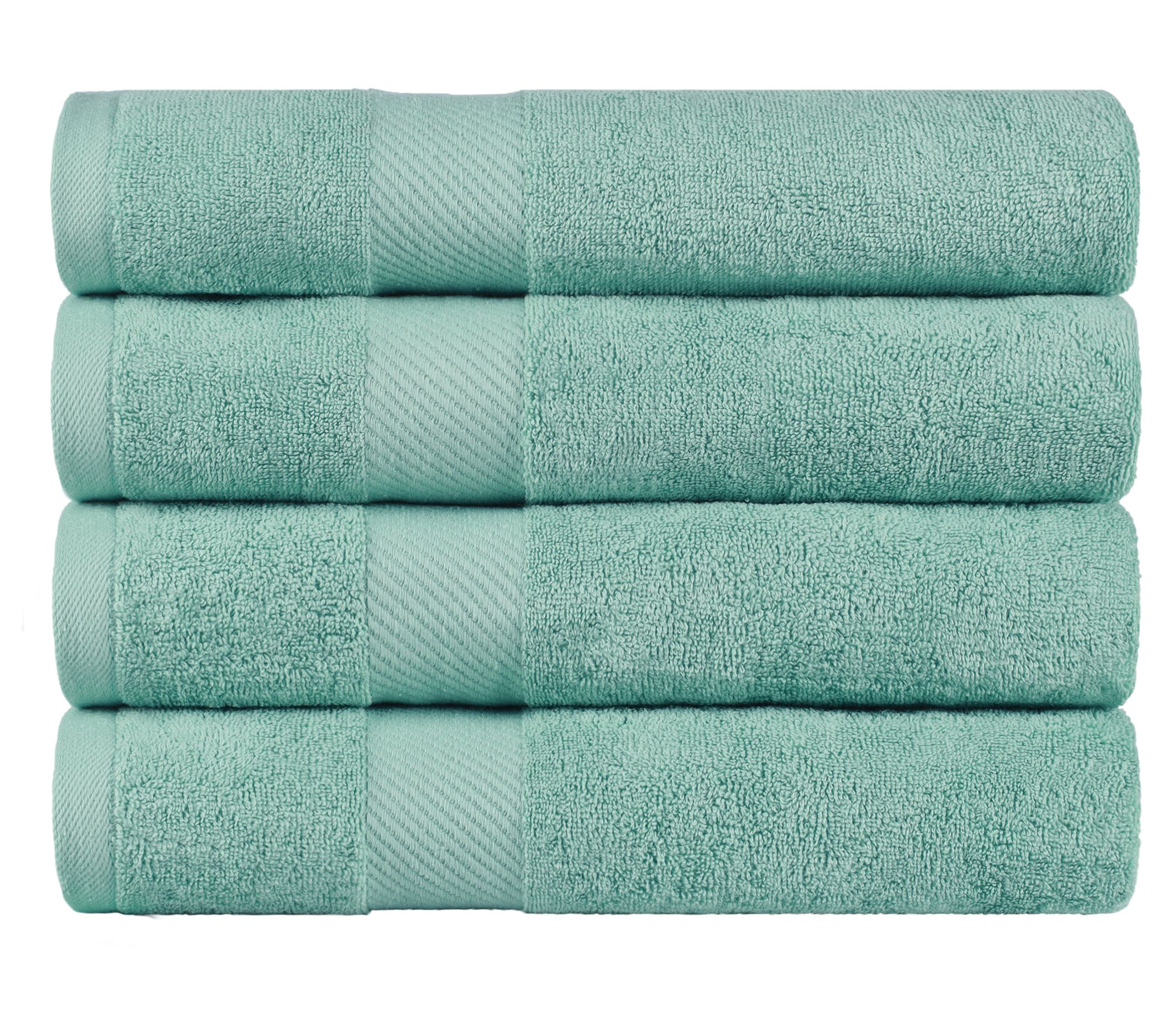 Superior Egyptian Cotton Solid 4-Piece Towel Set