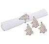 Christmas Tree Napkin Ring Set of 4 by Valerie