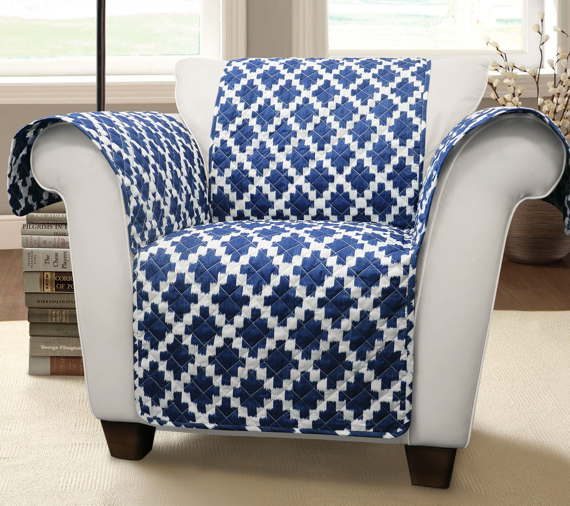 Wellow Ikat Armchair Furniture Protector by Lush Decor - QVC.com