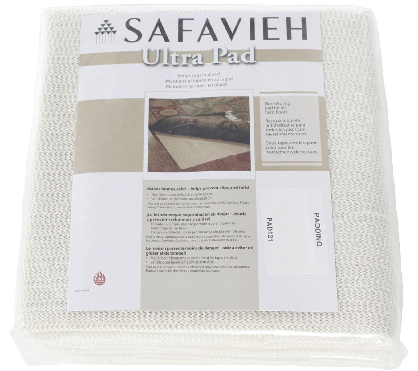 Safavieh Ultra Non-slip Rug Pad (6' Square) - 5' x 5'/6' x 7