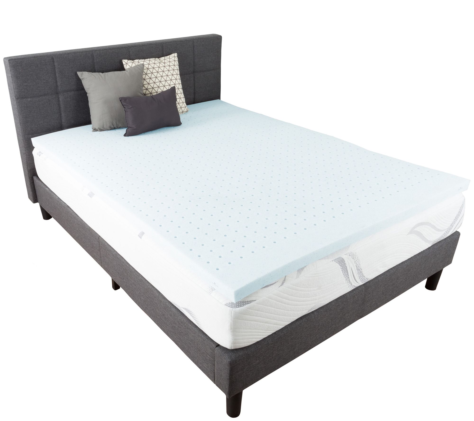 Bluestone GelInfused 2" Full Memory Foam Mattress Topper