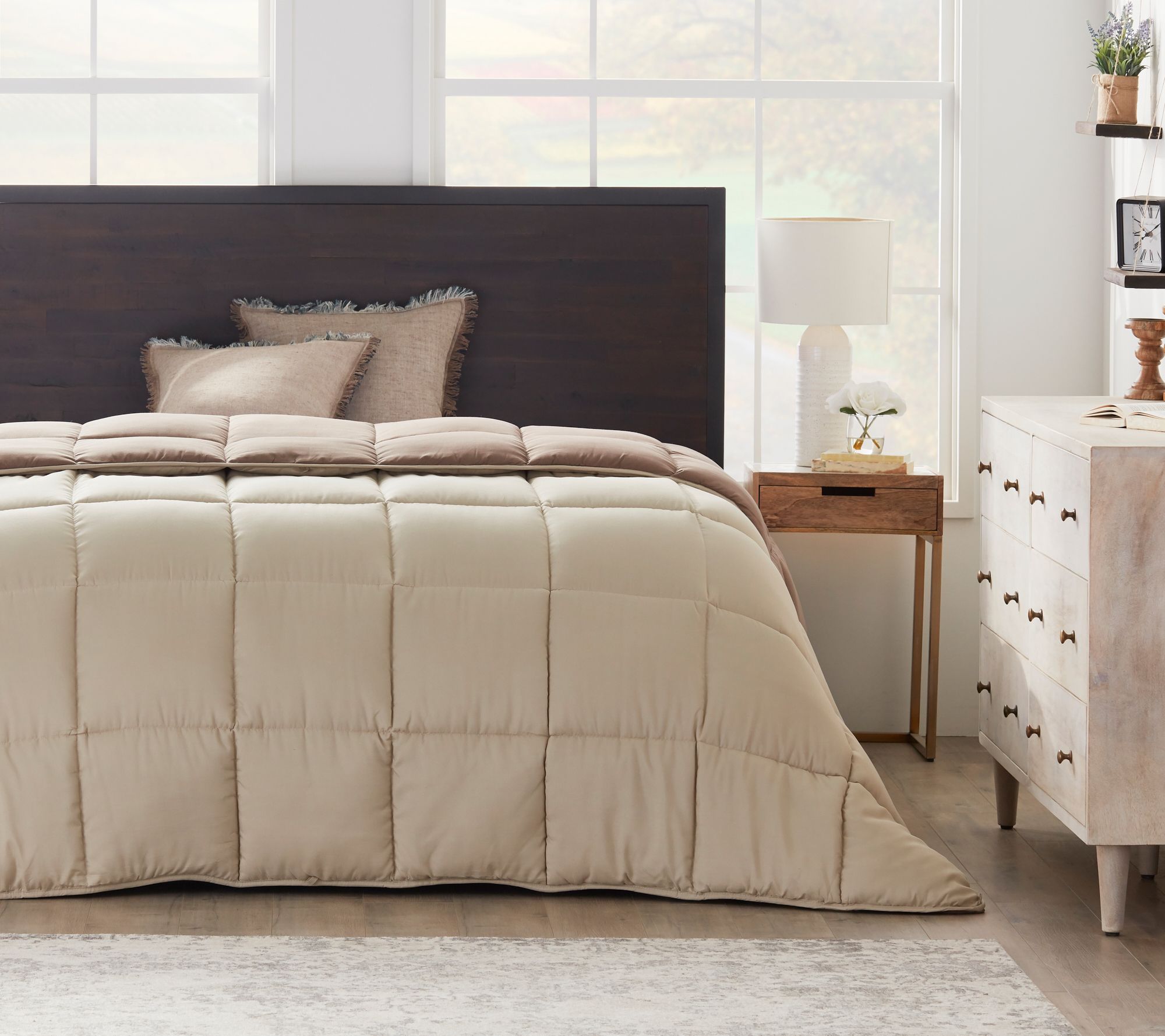 Brookside Microfiber Comforter, Cal King