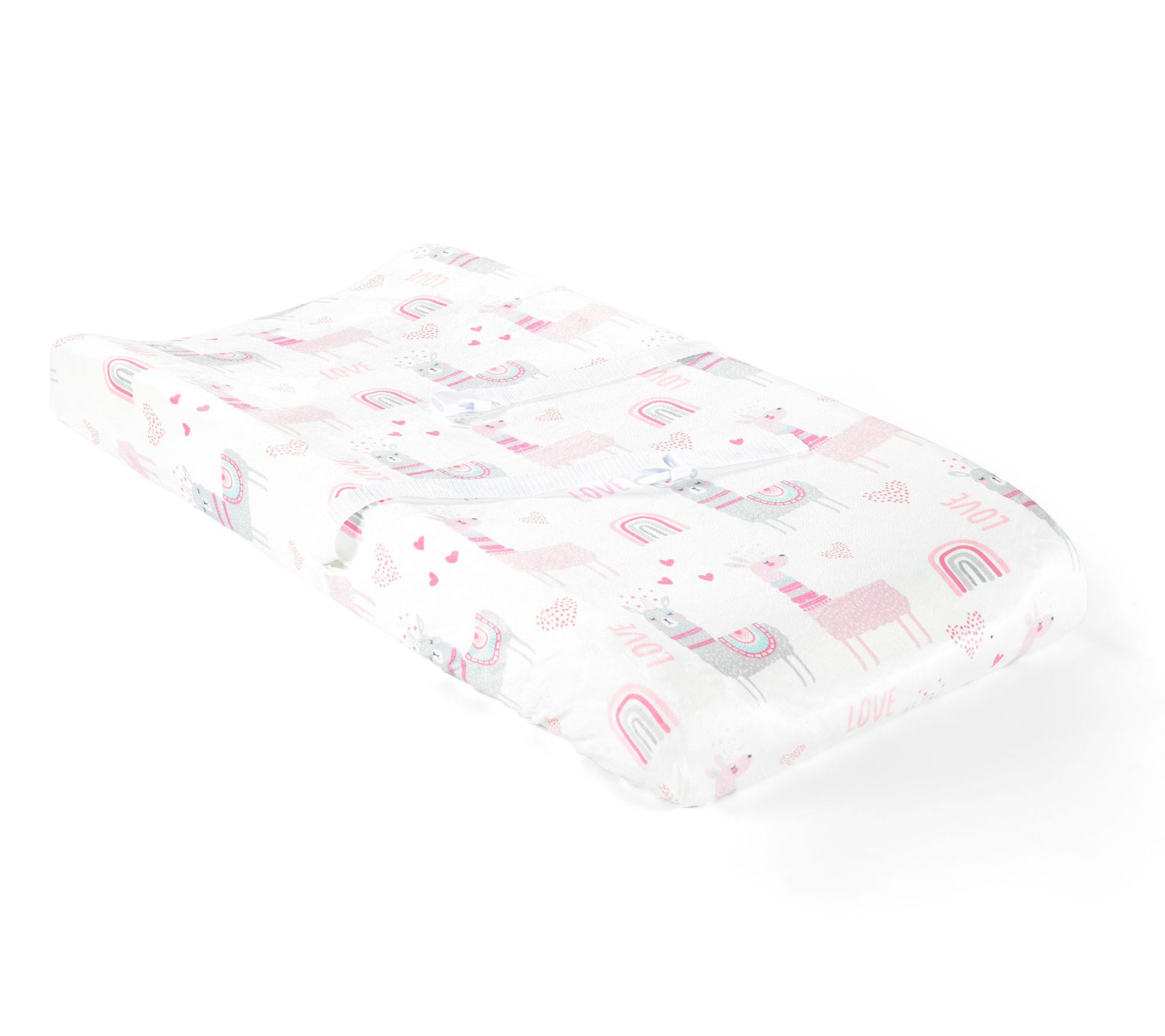 Lush Decor Llama Love Changing Pad Cover