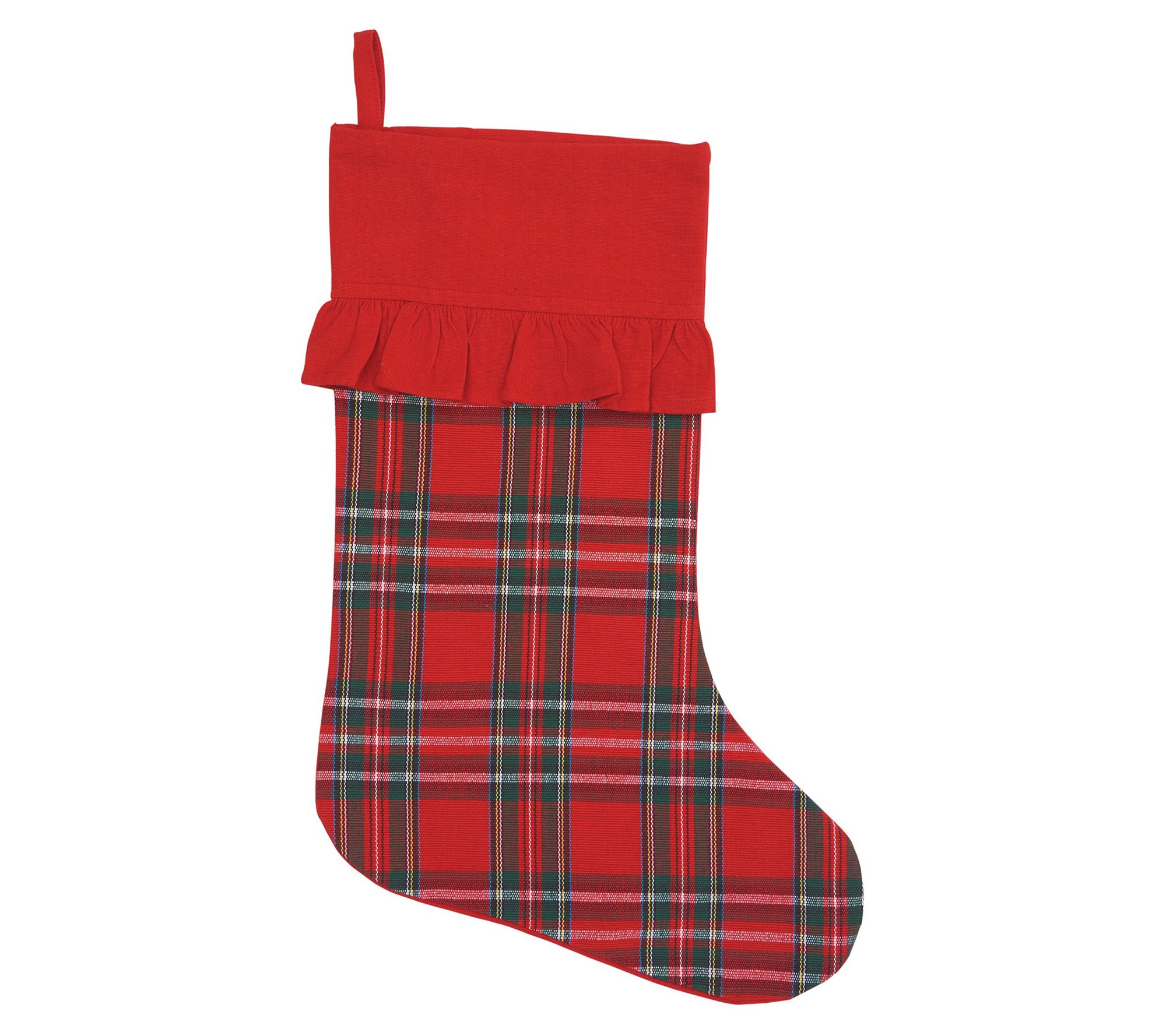 C&F Home Arlington Plaid Lodge Cabin Christmas Stocking