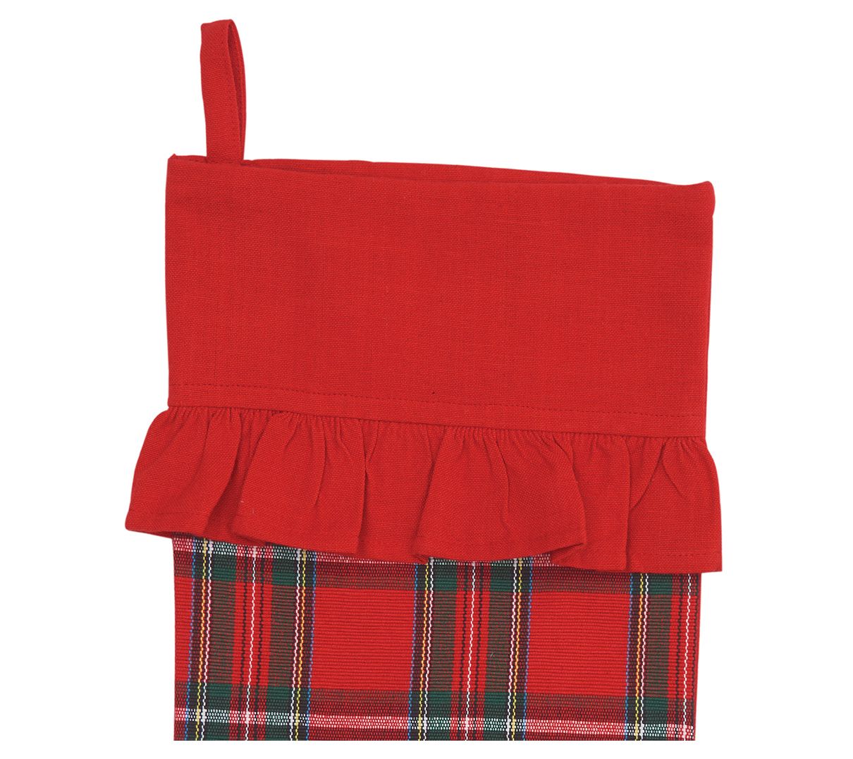 C&F Home Arlington Plaid Lodge Cabin Christmas Stocking