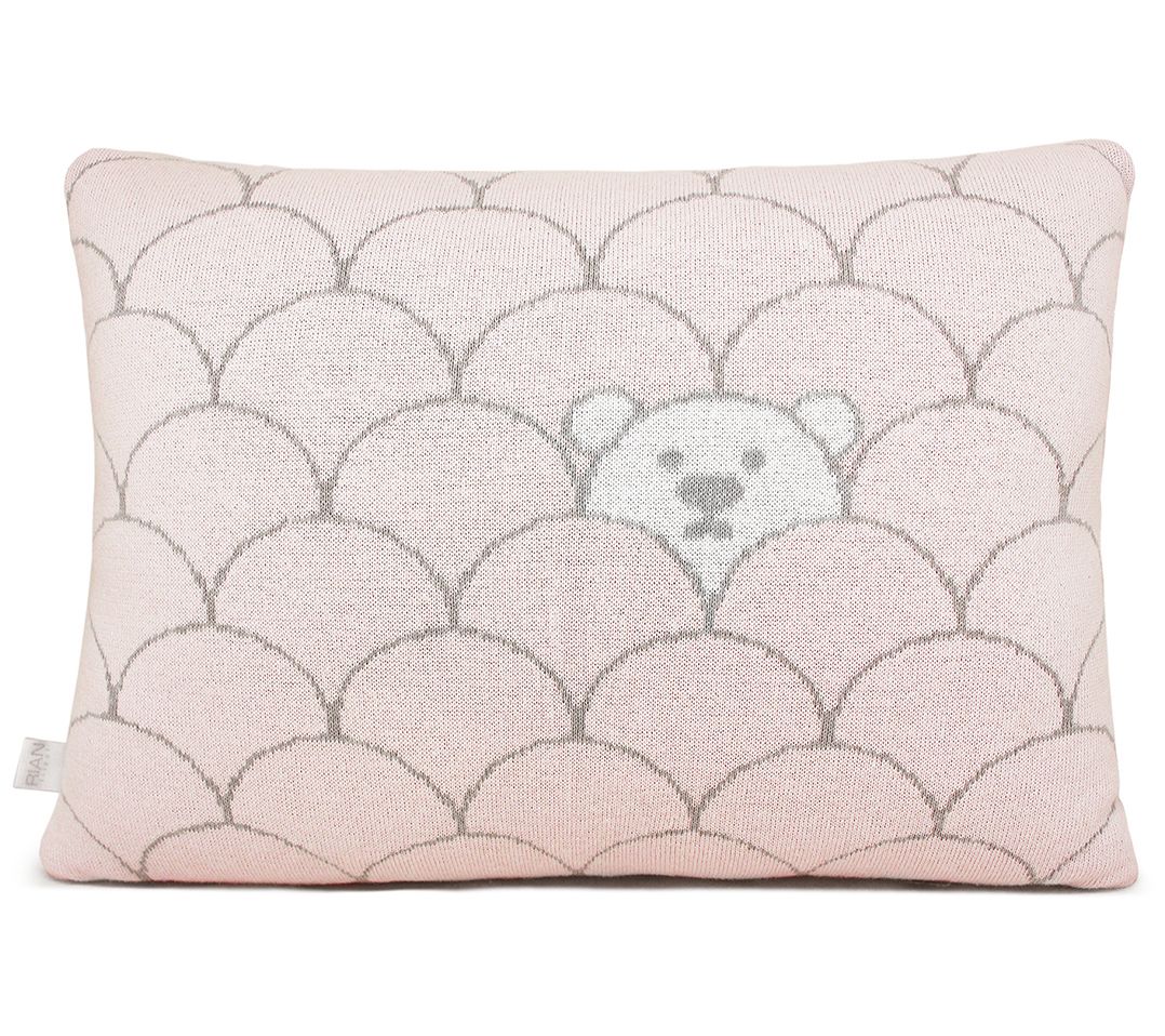 Rian Tricot Cushion - Wally Soft Pink