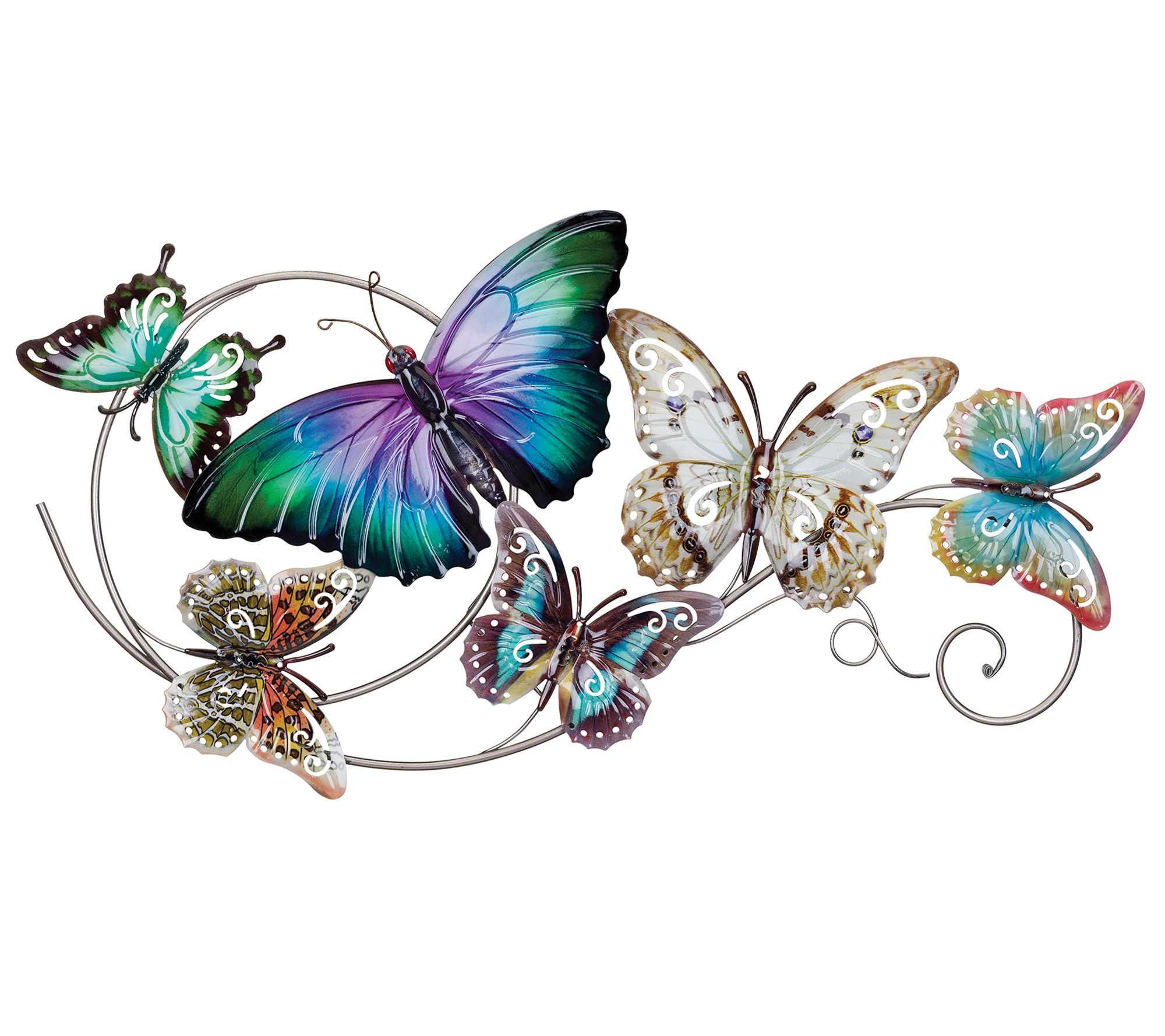 Regal Art & Gift Luster Wall Decor - 6 Butterflies