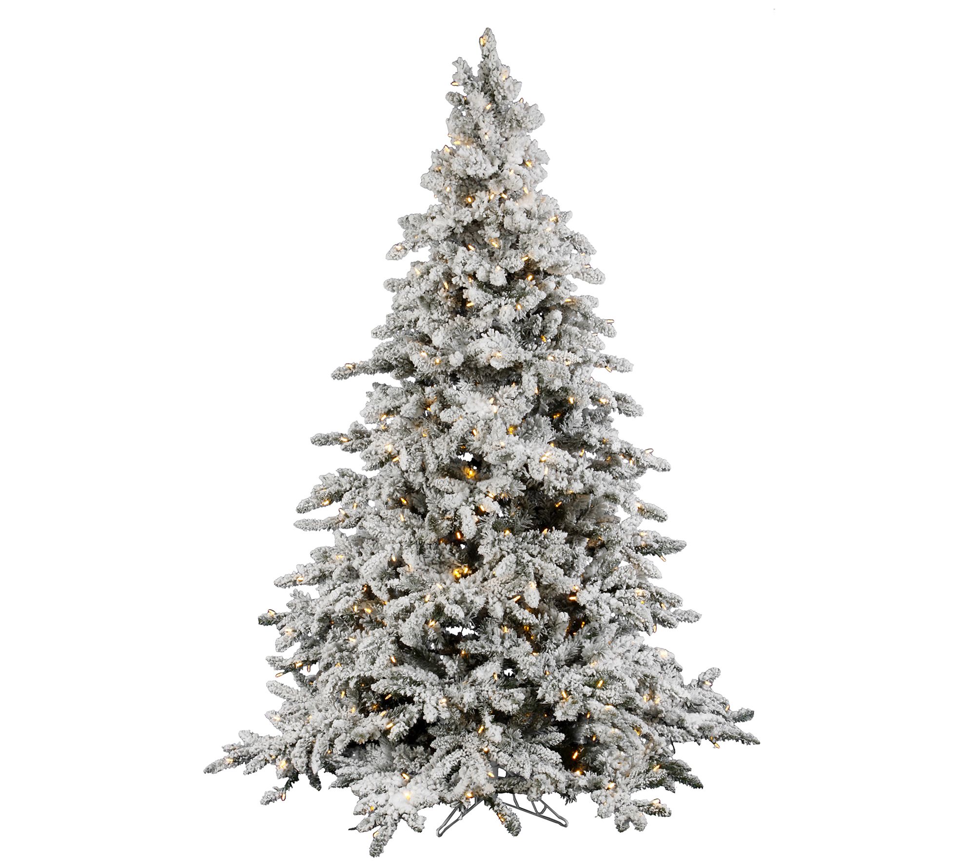 Vickerman 4.5' Flocked Utica Fir Artificial Christmas Tree, PW