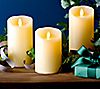 "As Is" Luminara Set of 3 Colorscape Flameless Candles, 5 of 5