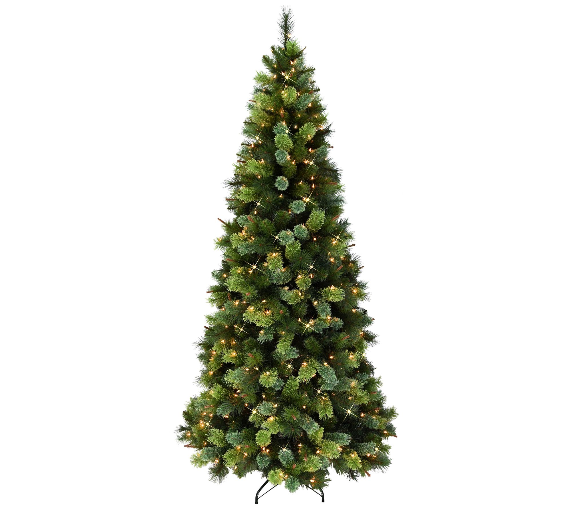 Puleo 6.5' Pre-Lit Slim Portland Artificial FirTree
