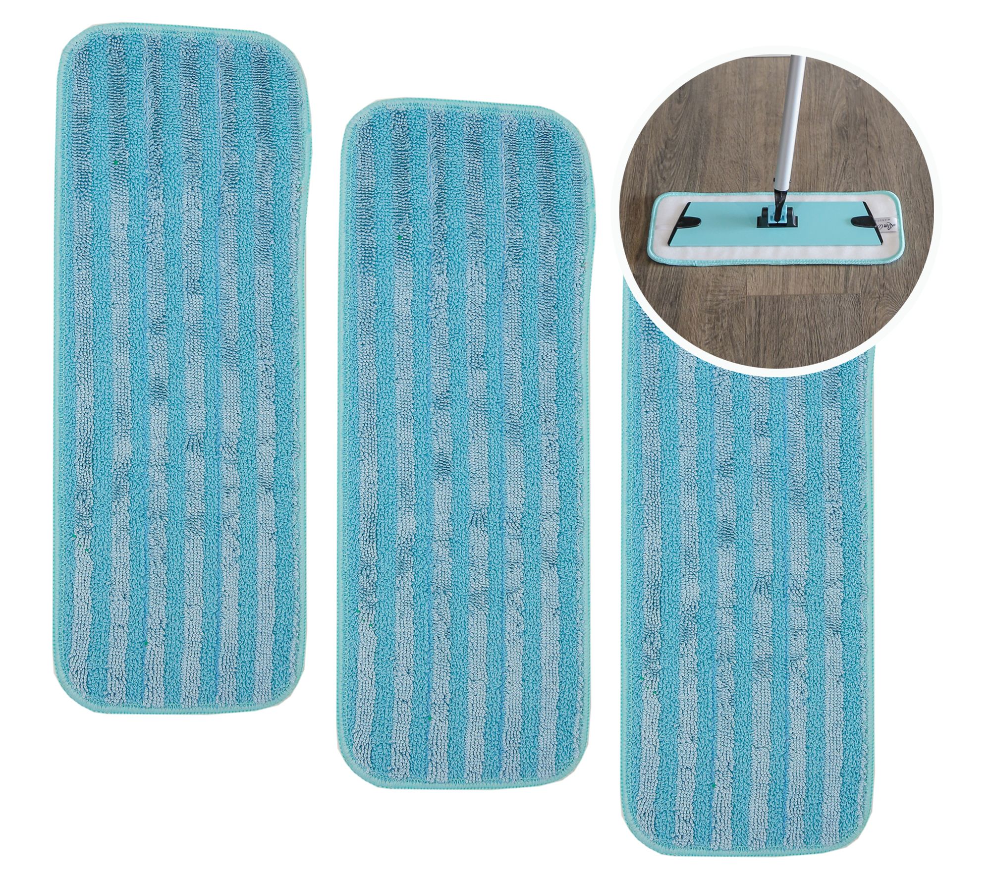 Campanelli EasyGlide Microfiber Wet & DryMop Set ,Blue