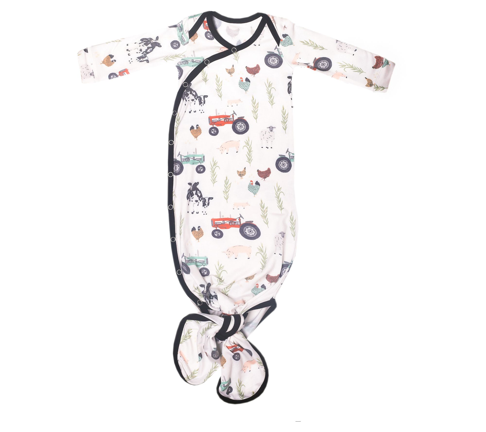 Copper Pearl Newborn Knotted Gown