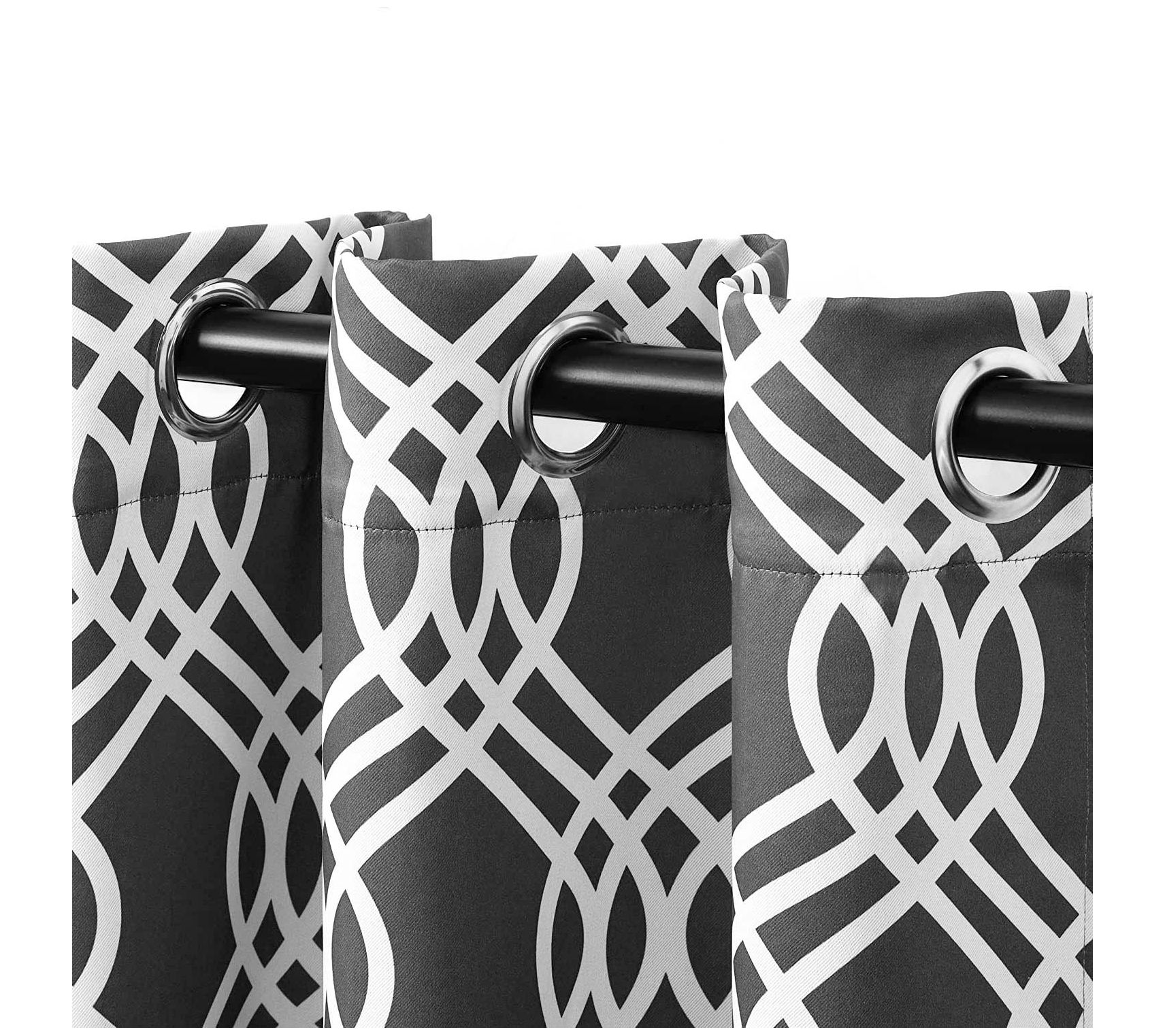 Superior Set of 2 Room Darkening Blackout Curtains, 42X96