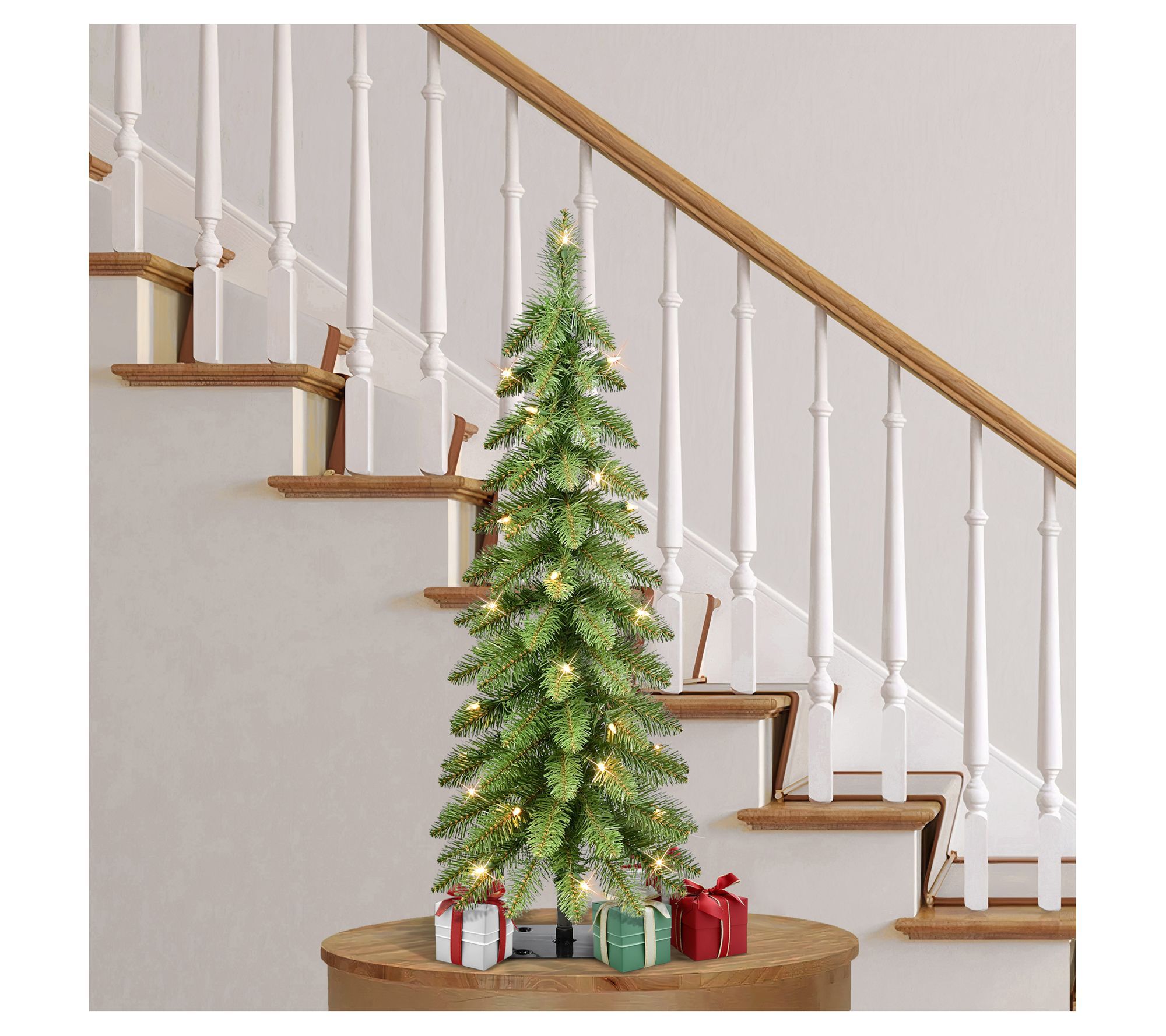 Puleo International 3ft Pre-Lit Alpine Artificial Tree