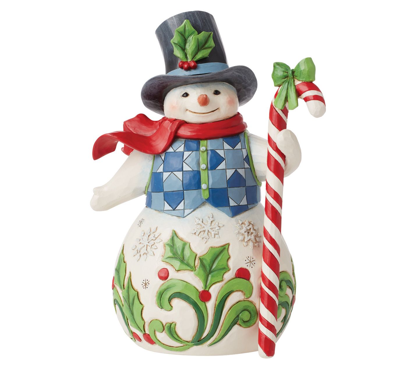 Jim Shore Snowman with Candy Hallmark Figurine