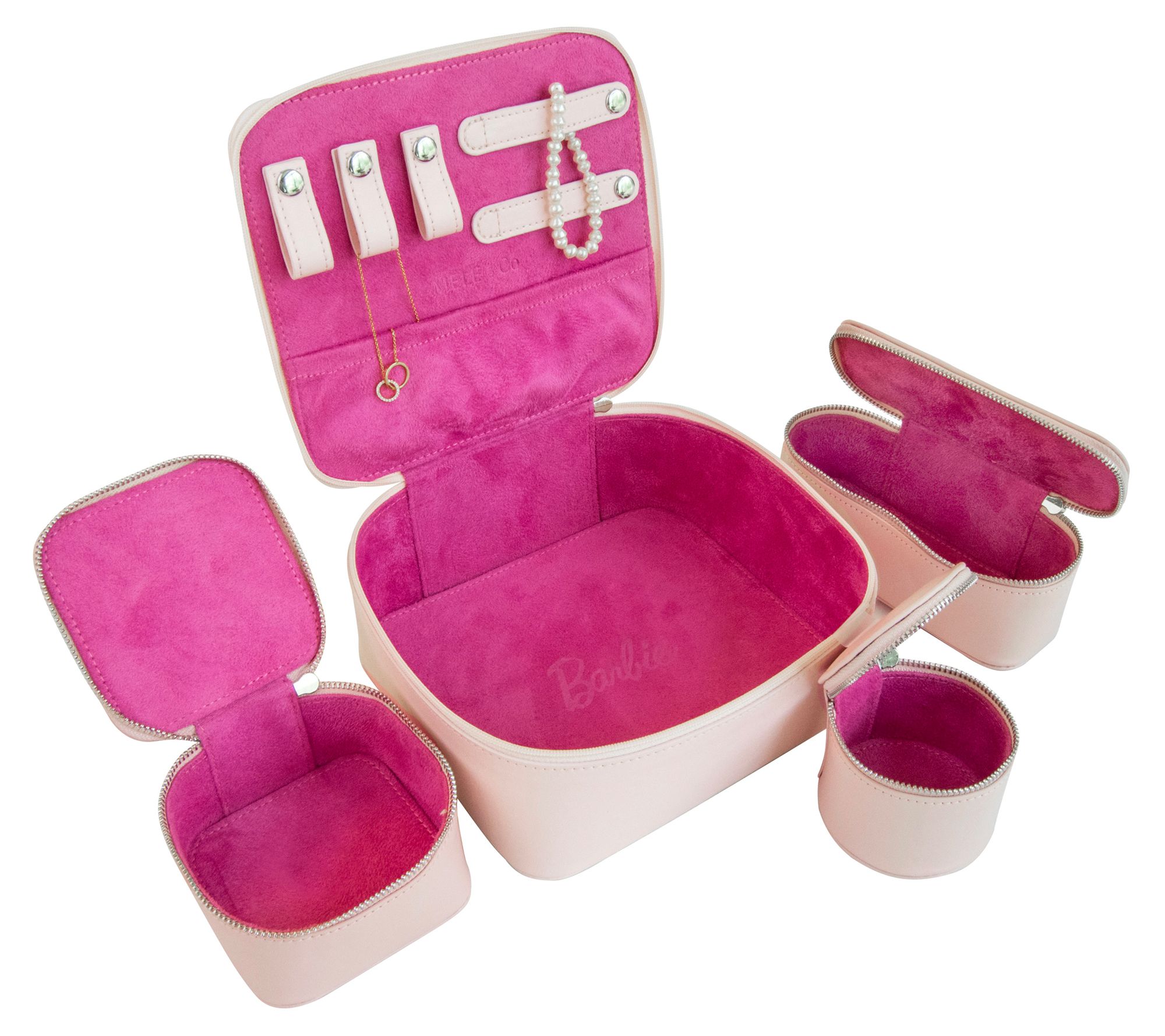 Barbie Bento Vegan Leather Travel Jewelry Casey Mele and Co