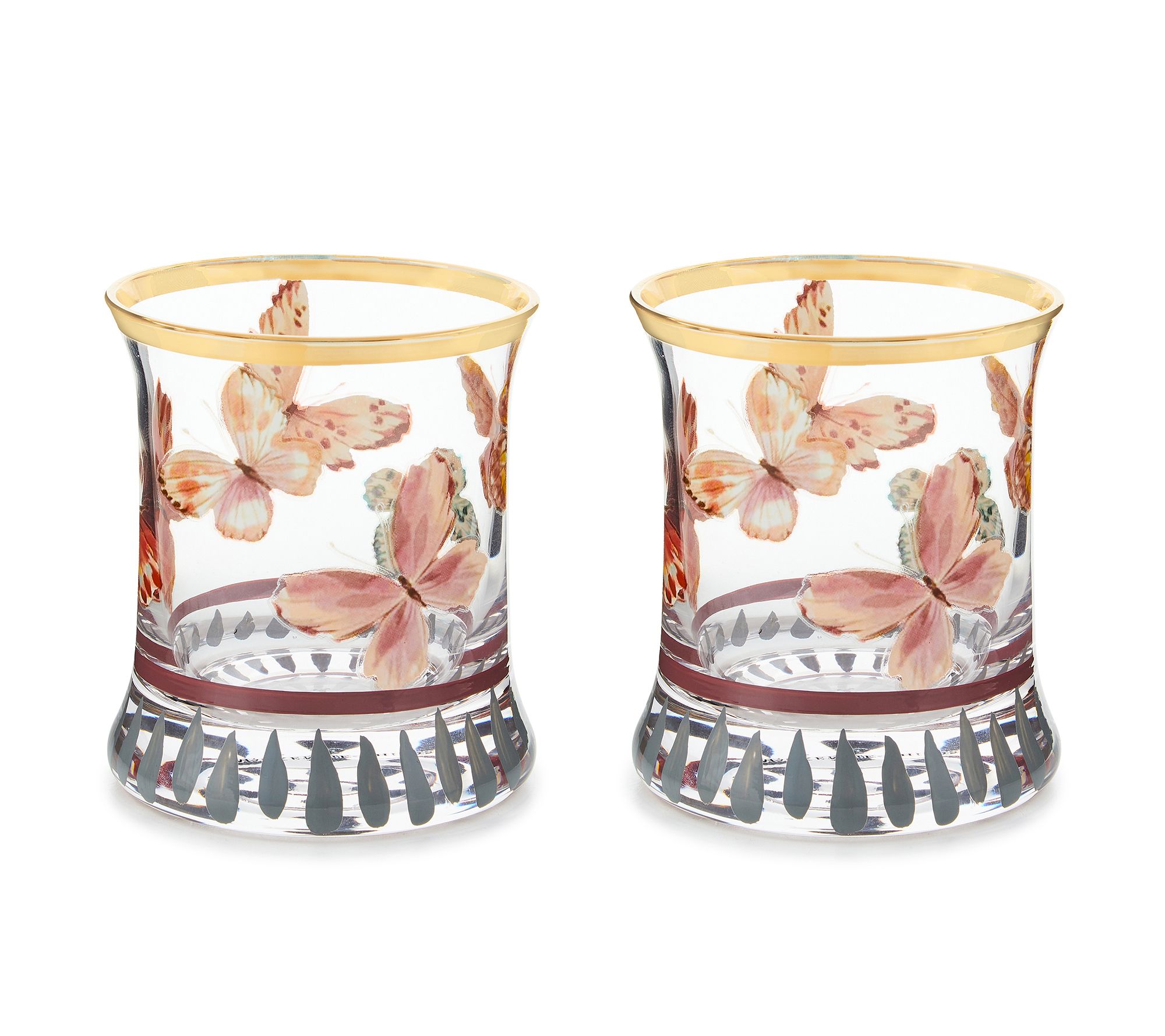 MacKenzie Childs Set of 2 Tumblers