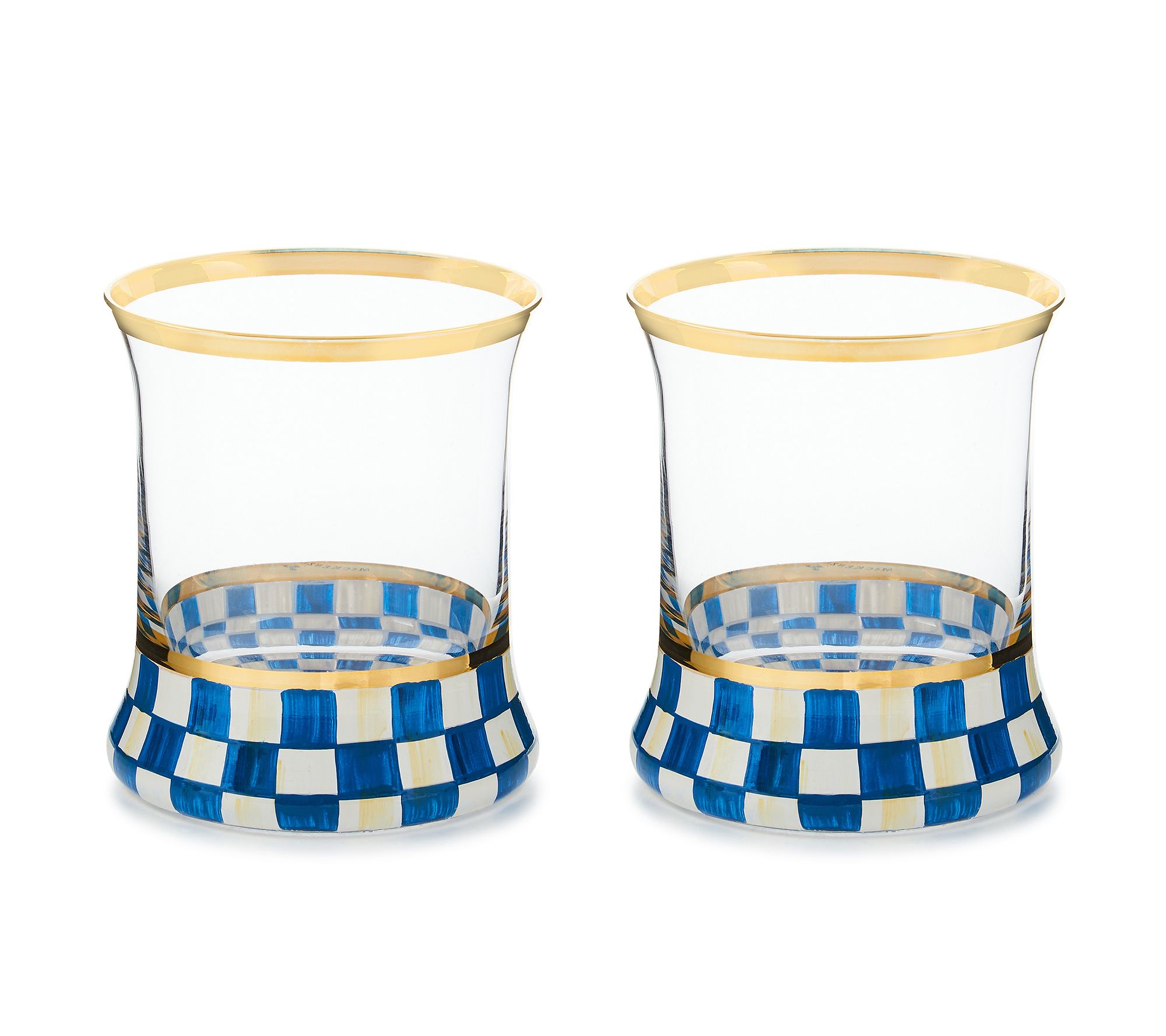 MacKenzie Childs Set of 2 Tumblers