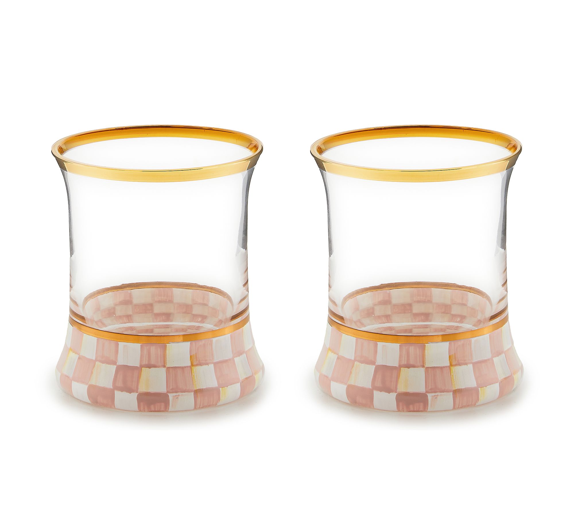 MacKenzie Childs Set of 2 Tumblers