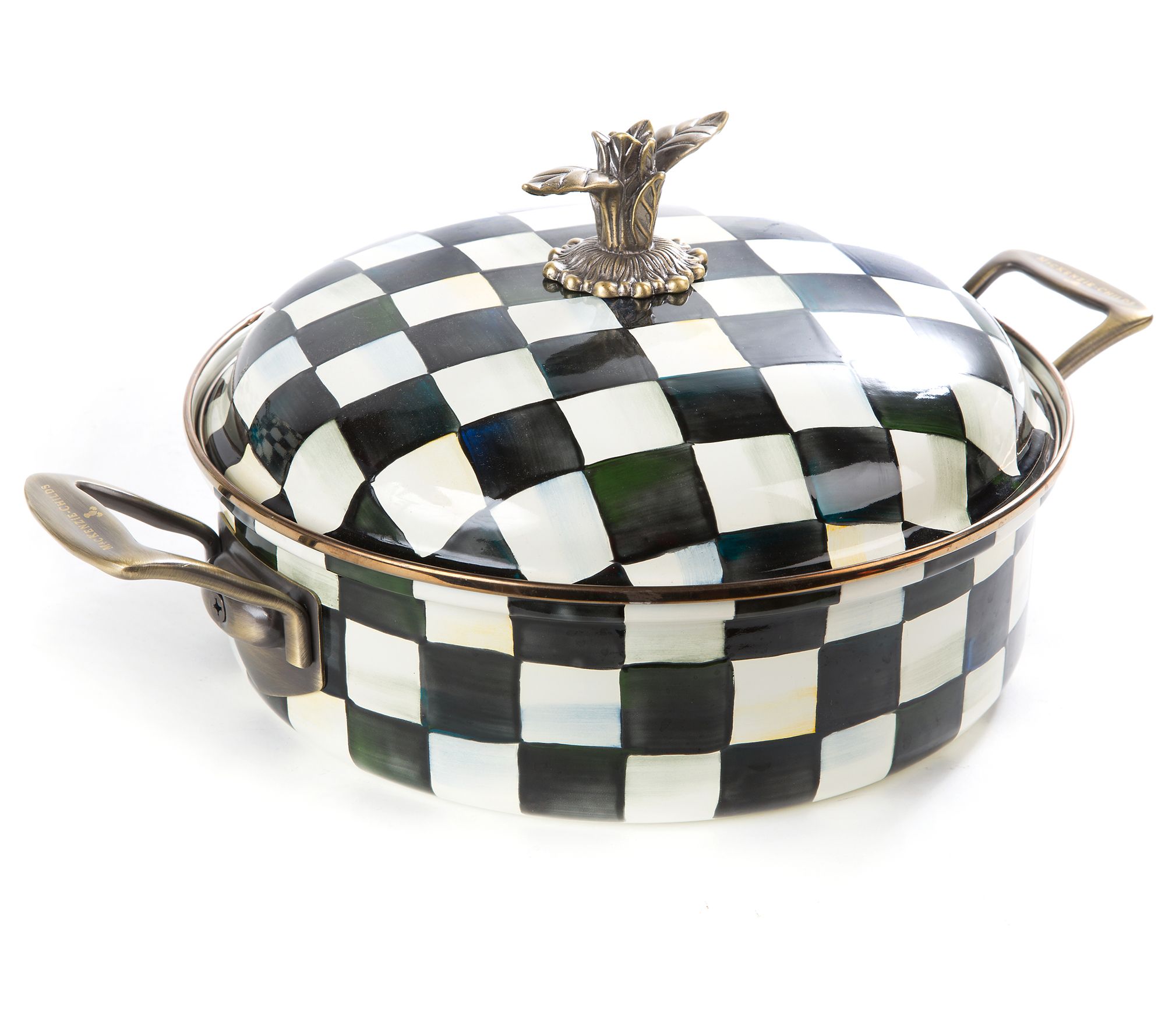 MacKenzie-Childs Courtly Check 5 Quart Casserole