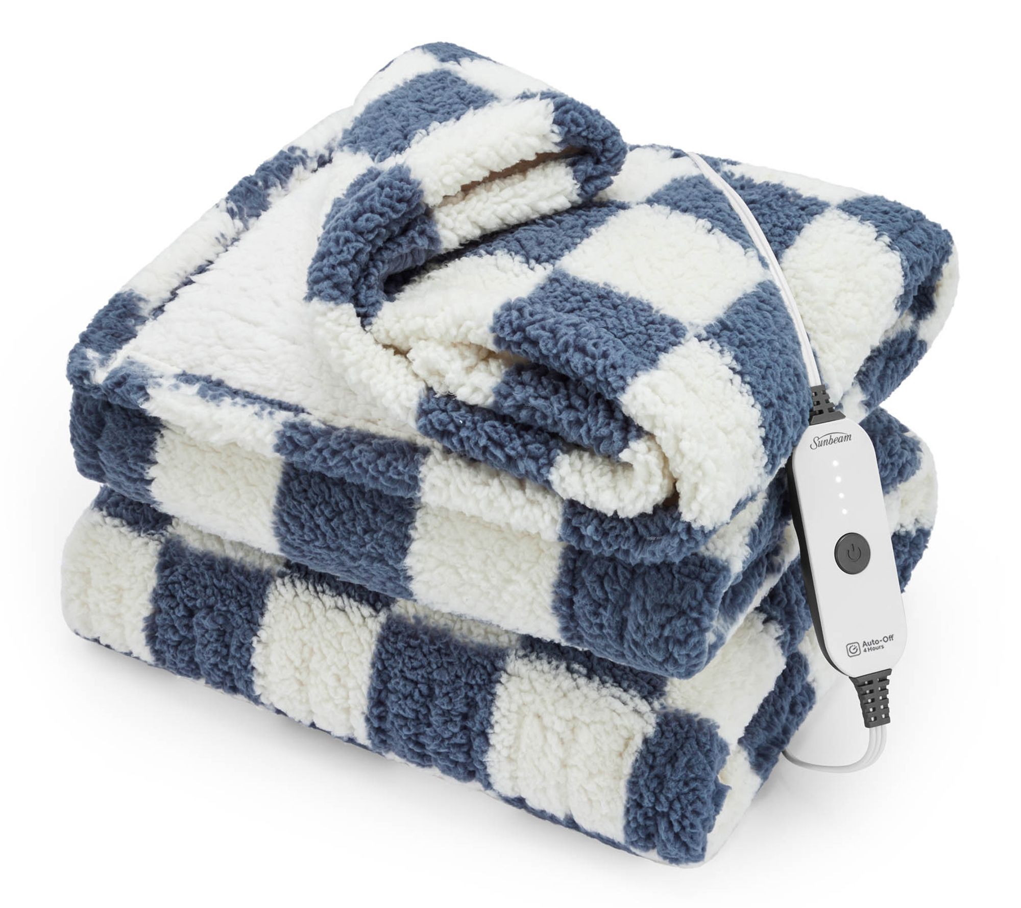 Sunbeam Electric Throw Nordic Sherpa Heated Blanket