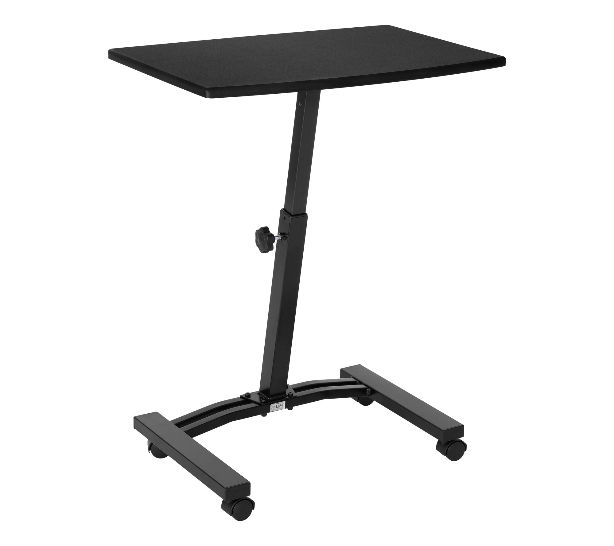 Seville Height Adjustable Solid-Top Mobile Laptop Desk
