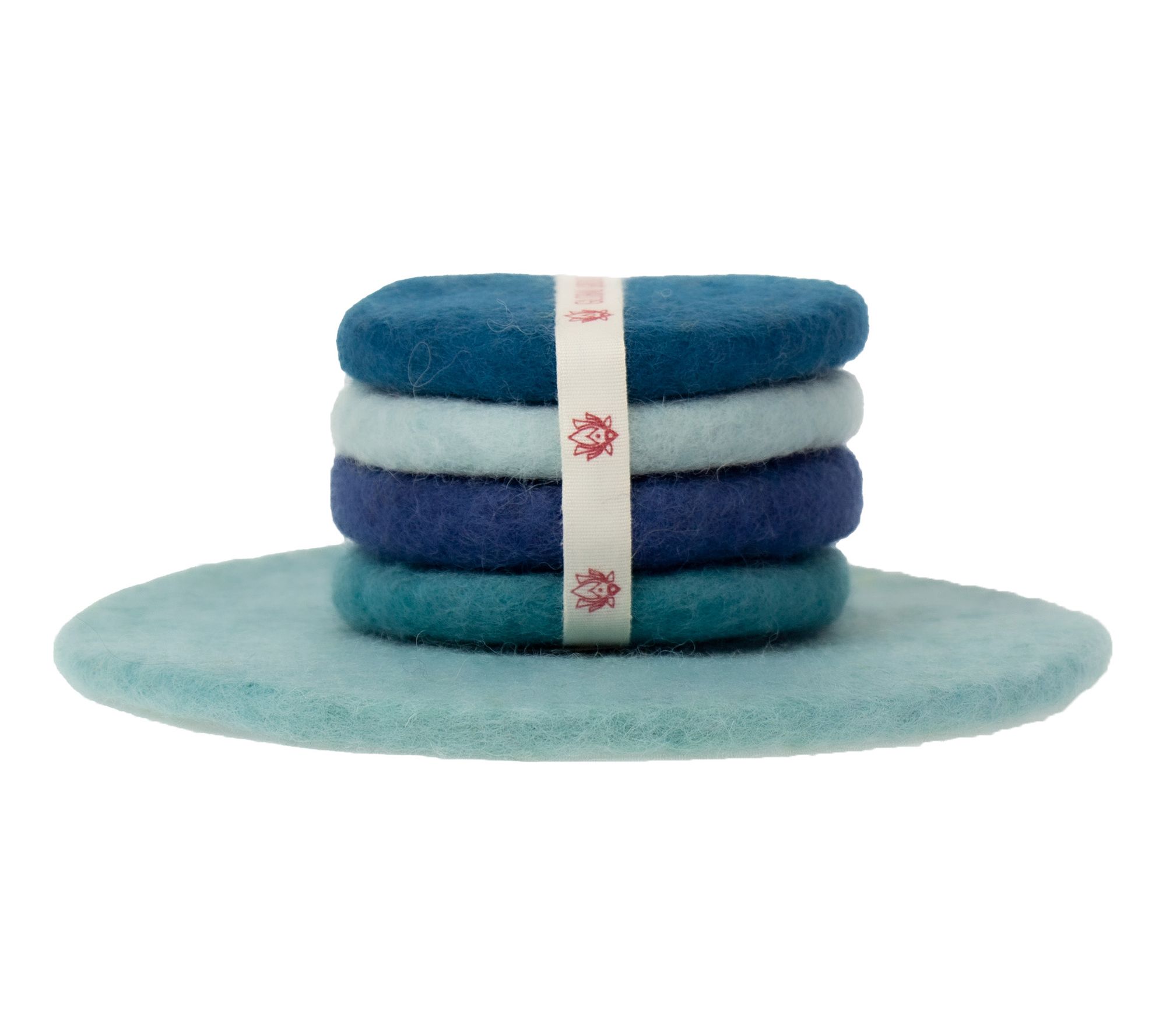 Global Crafts Felt Macaroon Trivet & Coaster Gift Set