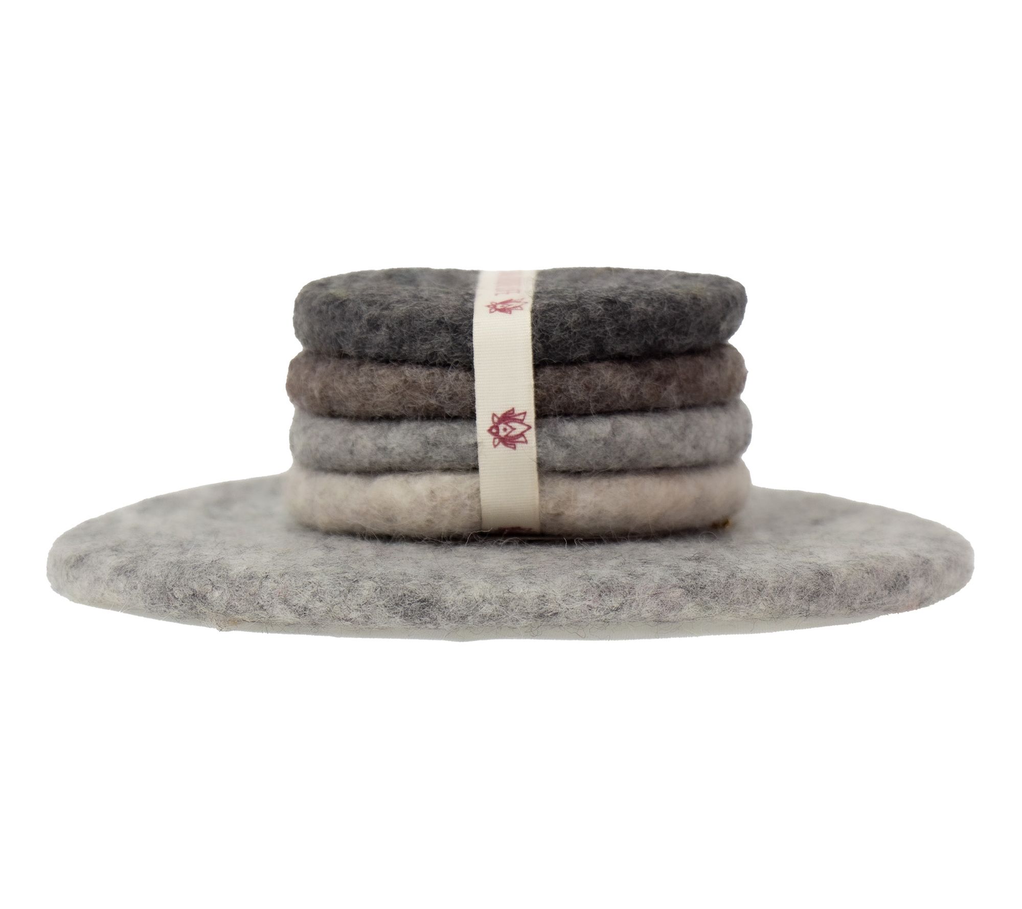 Global Crafts Felt Macaroon Trivet & Coaster Gift Set