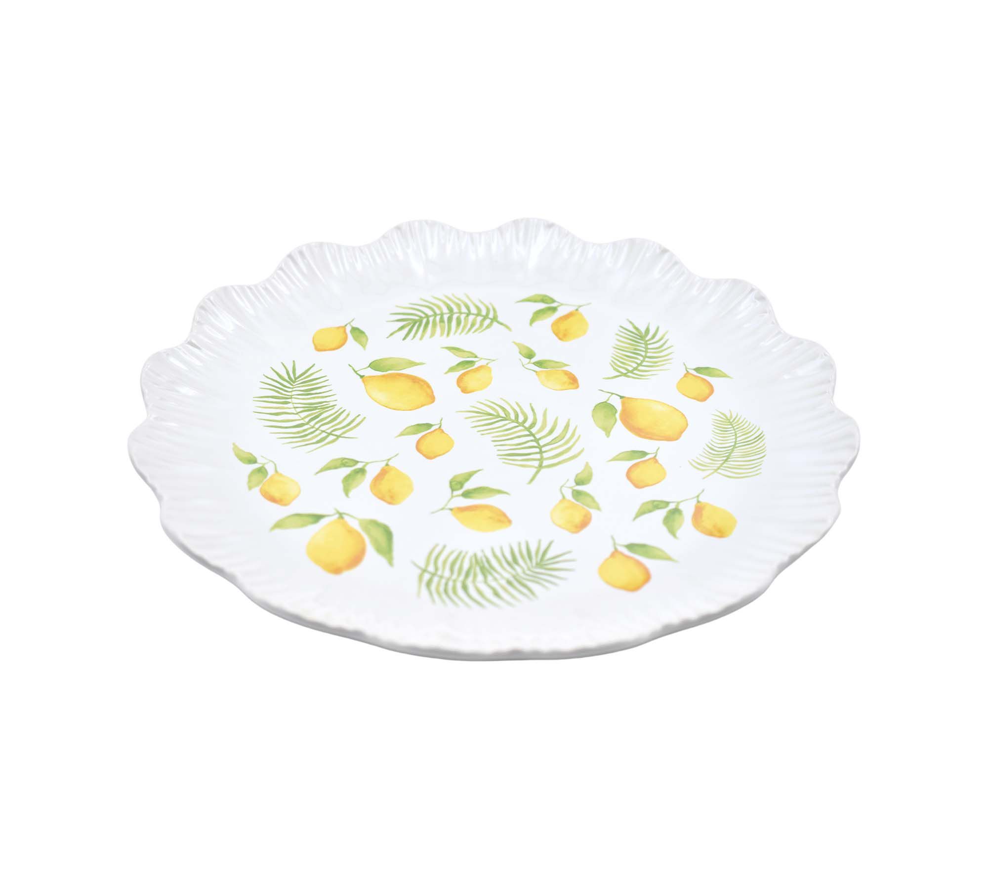 "As Is" Temp-tations Seasonal 12" Round Fluted Platter