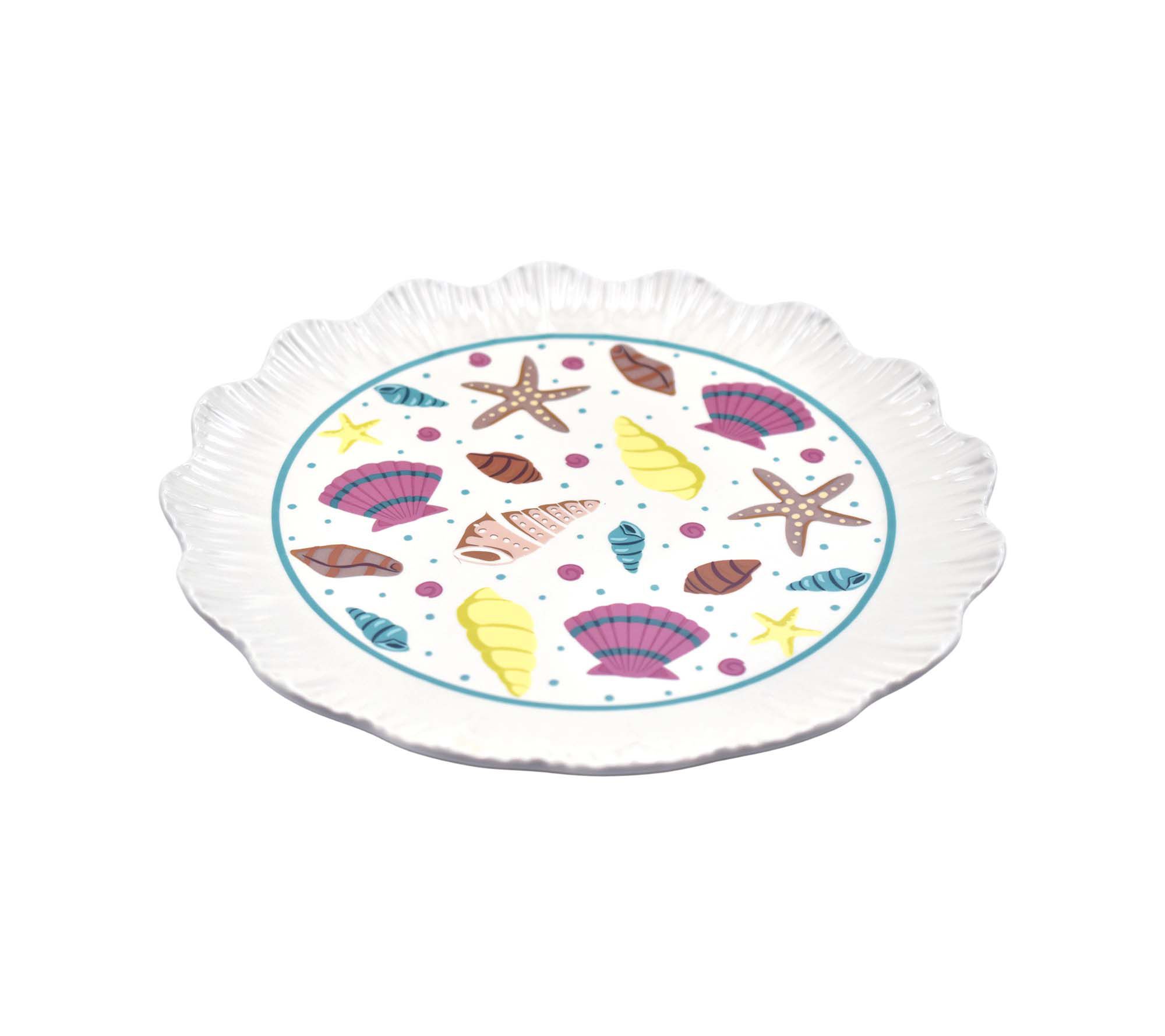 "As Is" Temp-tations Seasonal 12" Round Fluted Platter