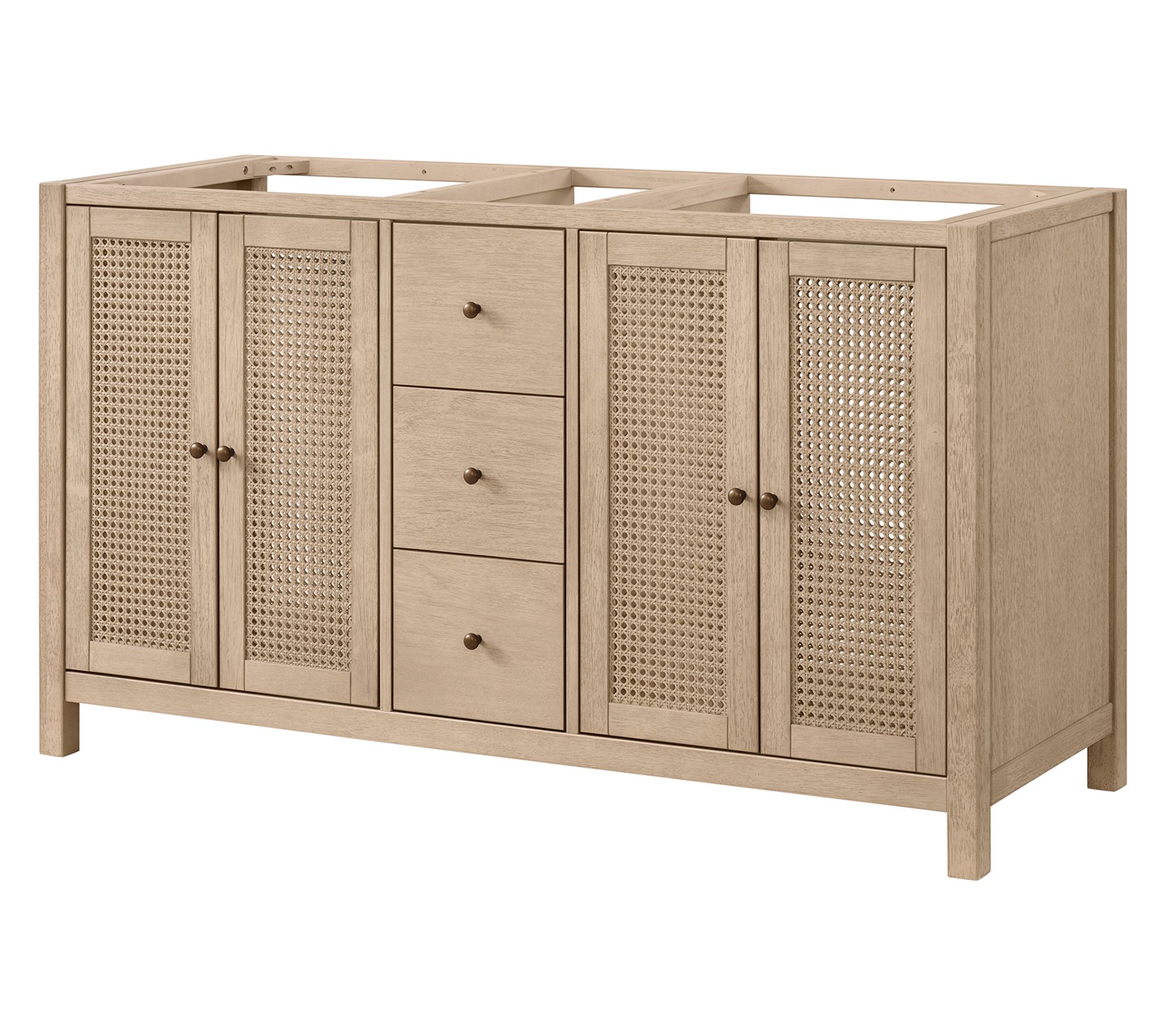 Alaterre Furniture Lucca 60" Double Sink VanityWithout Sink