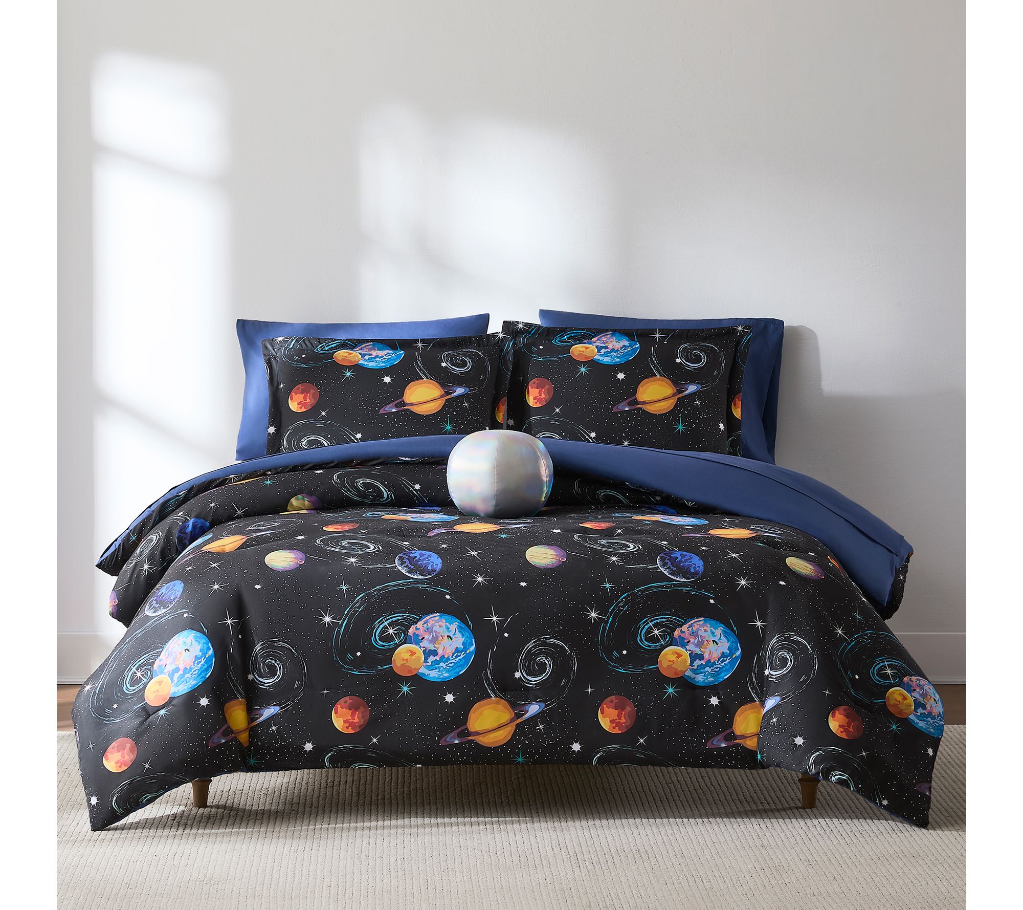 Lush Decor Mysterious Universe Comforter 8Pc Set Full