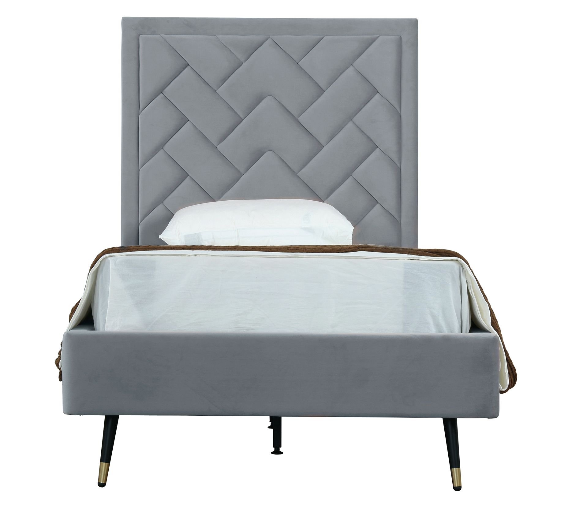 Manhattan Comfort Crosby Twin-Size Bed