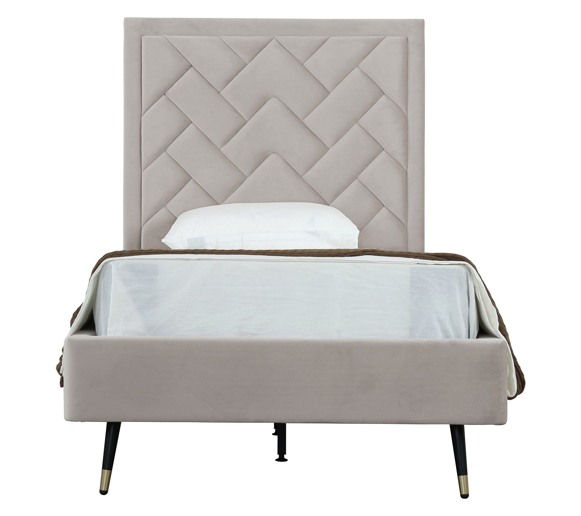 Manhattan Comfort Crosby Twin-Size Bed
